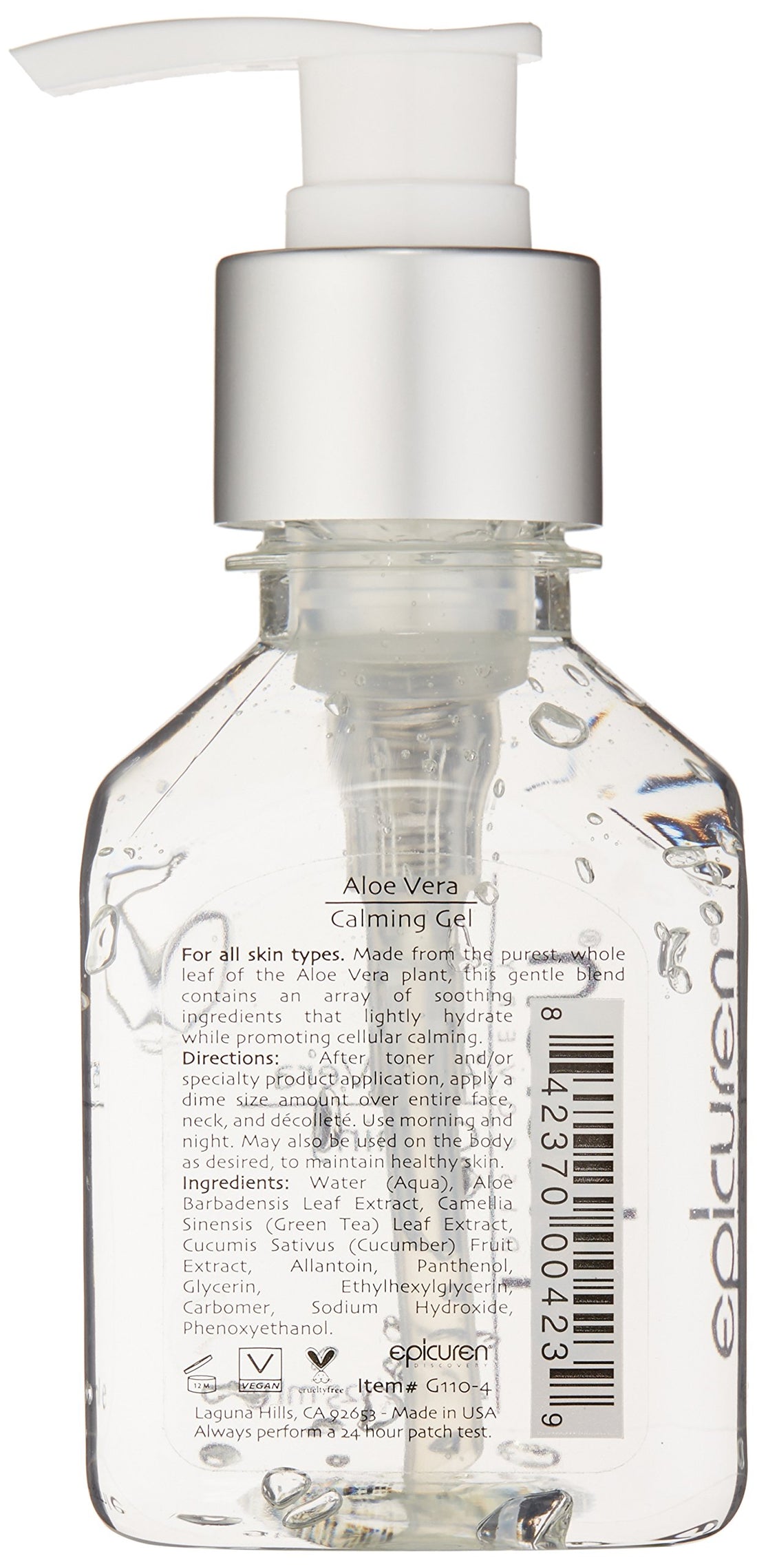 Epicuren Aloe Vera Gel (4 oz)