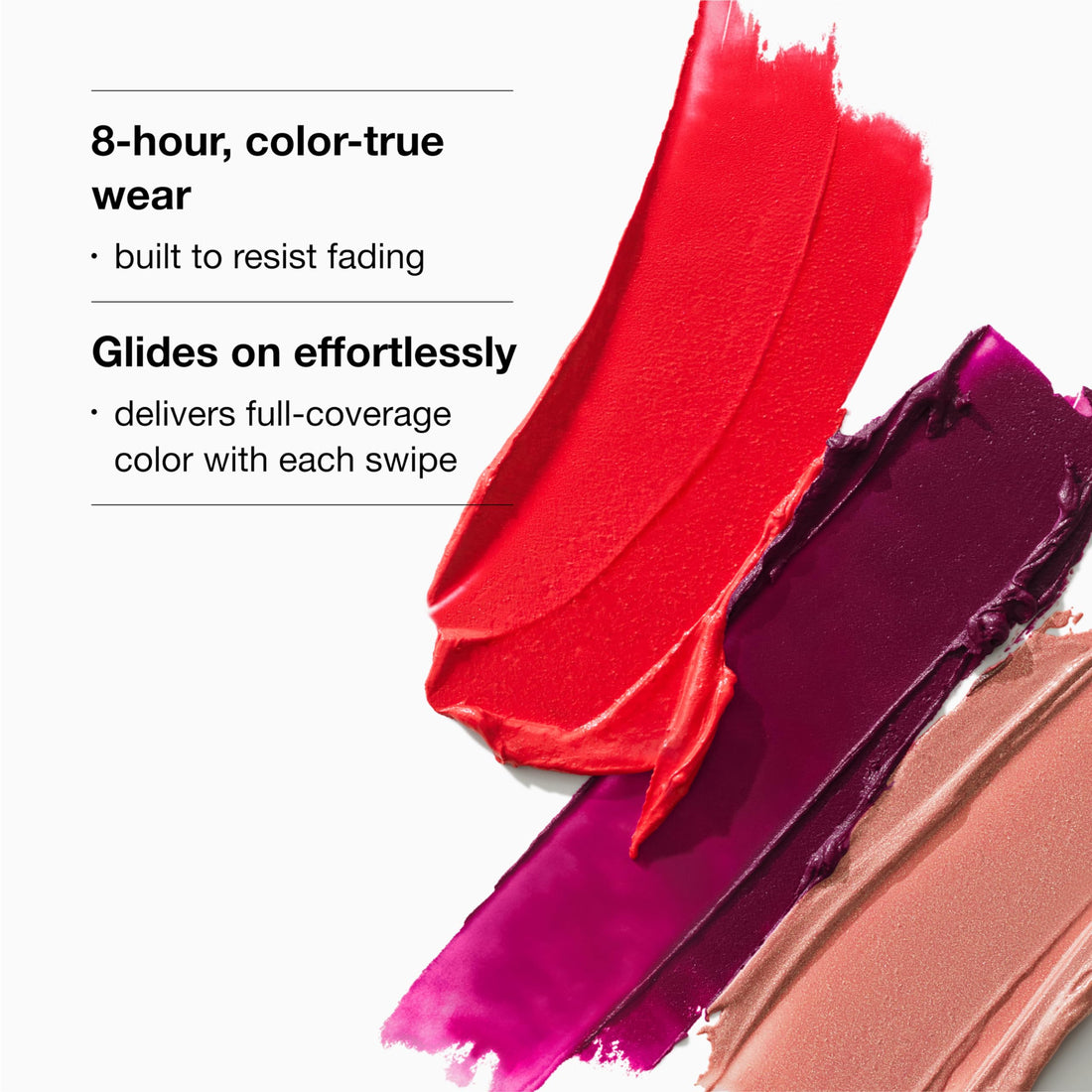 Clinique Pop Longwear Lipstick | Long Lasting, Satin, Matte + Shine, Bare Pop, 1 Count