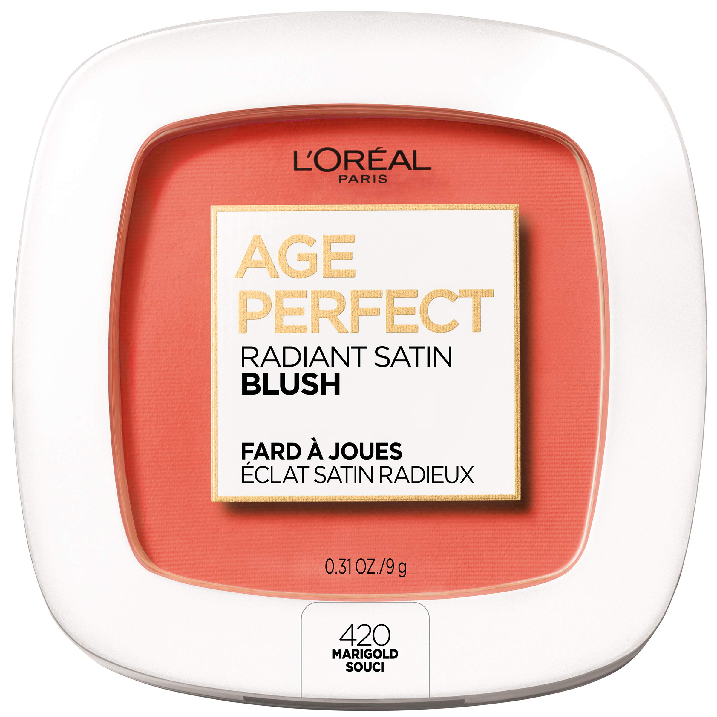 L’Oréal Paris Age Perfect Radiant Satin Blush with Camellia Oil, Marigold