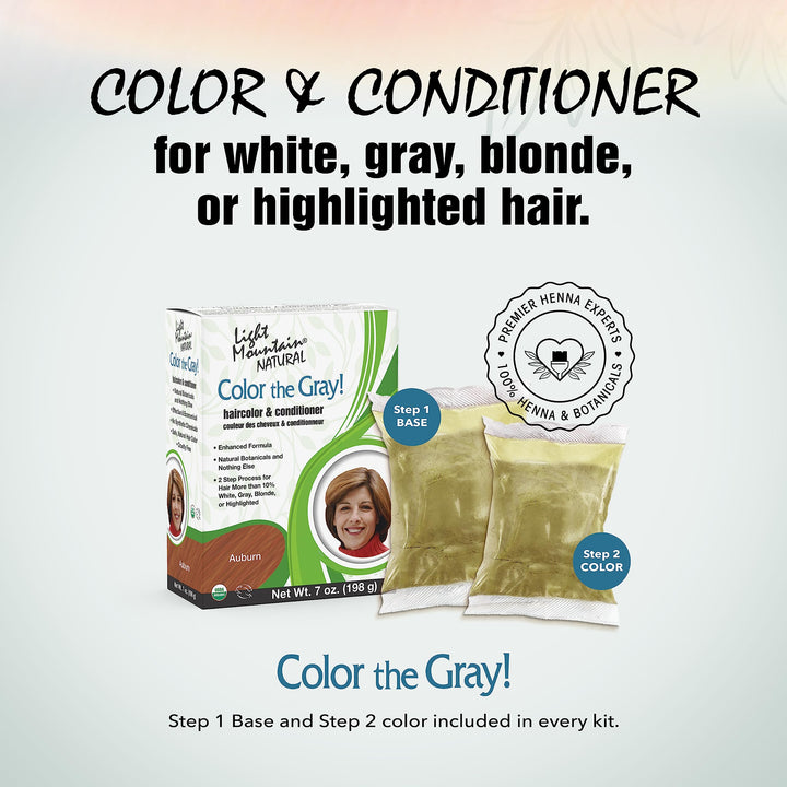 Light Mountain Natural 2 Piece Natural Color The Gray!, Auburn