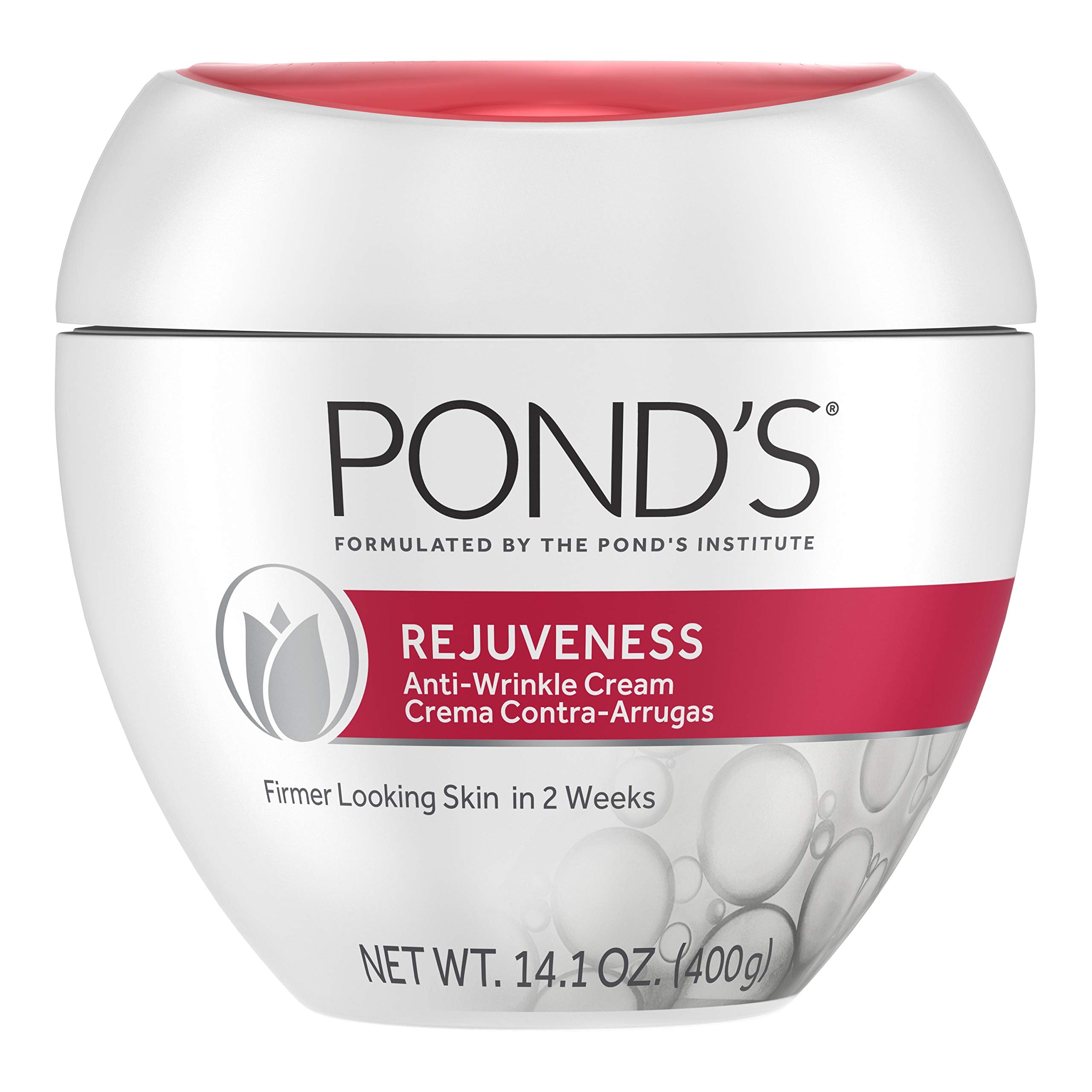 Pond's Rejuveness Anti-Wrinkle Cream Anti-Aging Face Moisturizer With Alpha Hydroxy Acid and Collagen 14.1 oz