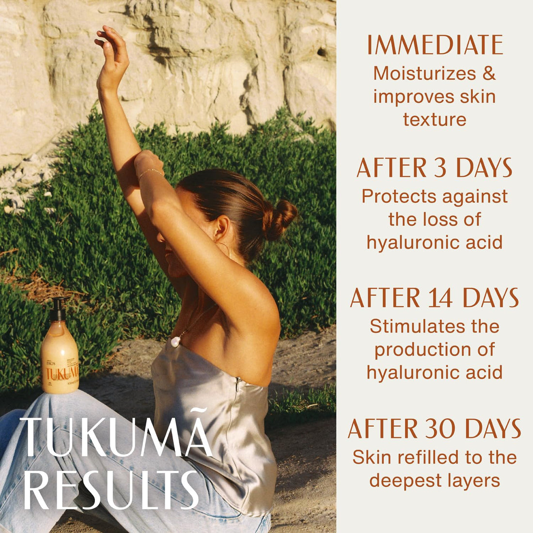 natura - Ekos Tukumã Replenishing Body Lotion - Vegan Skin Care - Moisturize & Improve Skin Texture - Boost Hyaluronic Acid - Brazilian Beauty Secrets - Self Care & Body Care - 13.5 fl oz (400ml)
