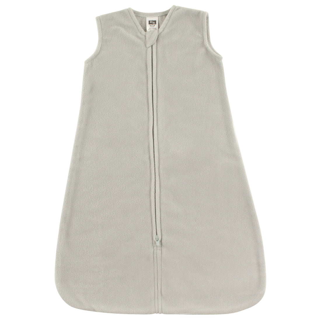 Hudson Baby Unisex Baby Plush Sleeping Bag, Sack, Blanket, Solid Light Gray Fleece, 18-24 Months