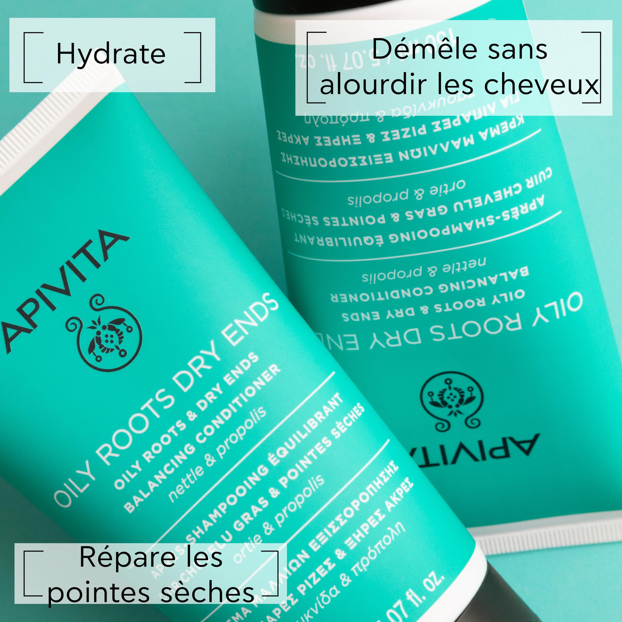 Apivita Oily Roots and Dry Ends Conditioner 5.07 fl.oz.