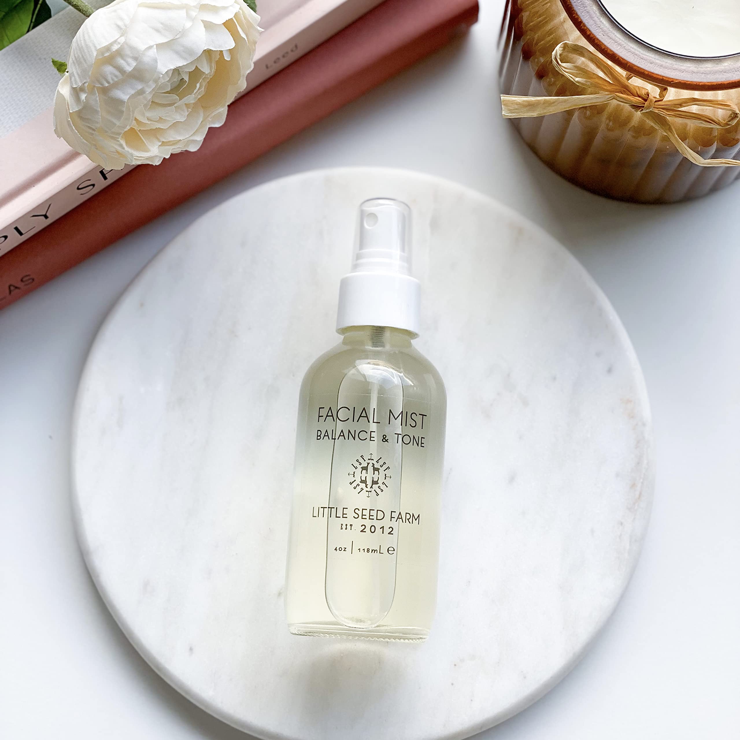 Little Seed Farm Balancing Facial Mist & Toner, 4.0 Ounce