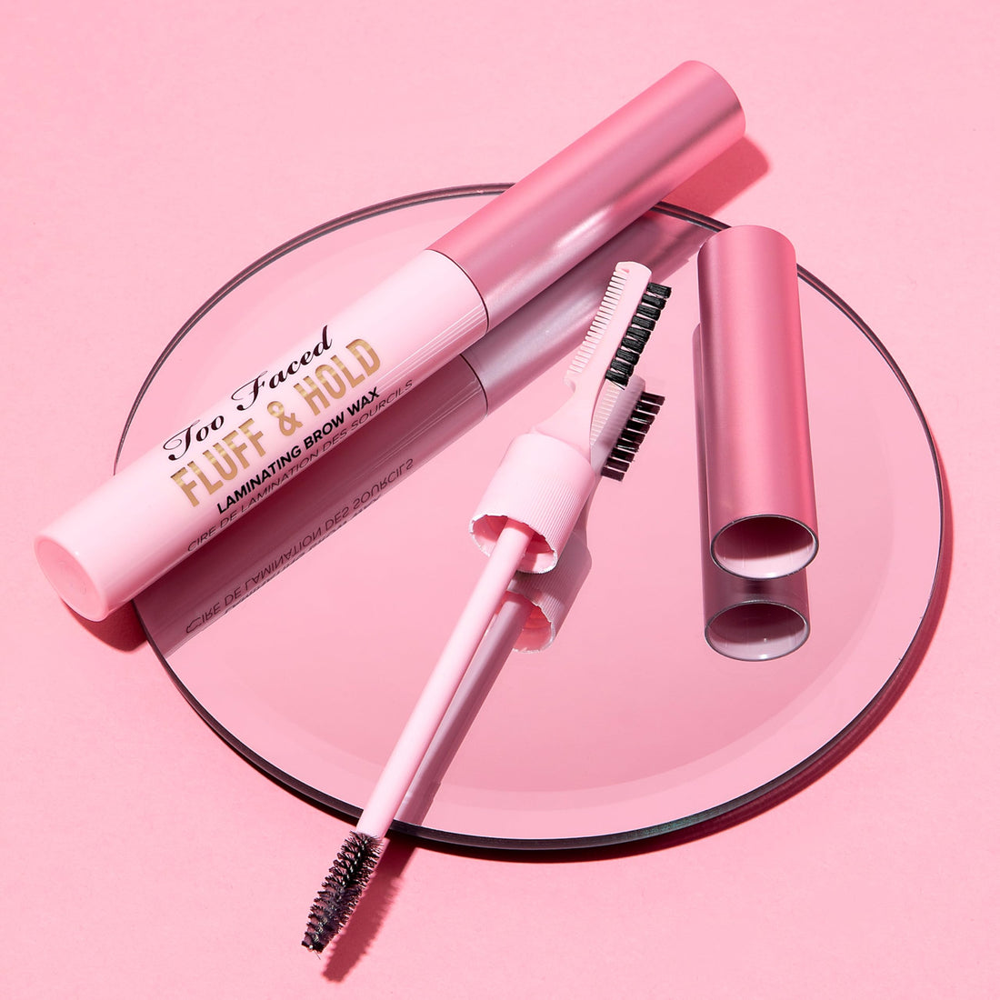 Too Faced Fluff & Hold Laminating Brow Wax | Volumizing, Vegan + Cruelty Free, 0.32 Ounce