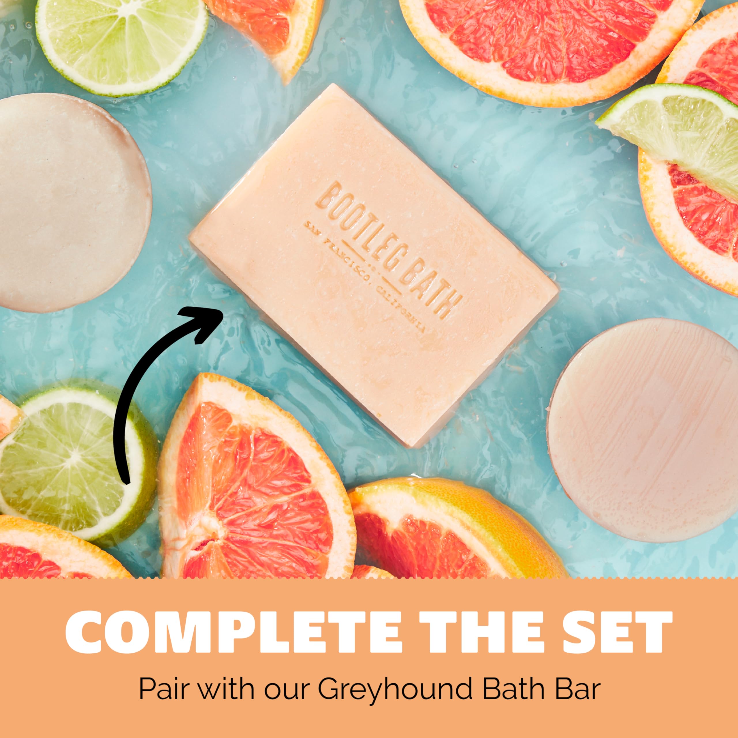 BOOTLEG BATH Hydrating Shampoo and Conditioner Bar with Sea Buckthorn Oil and Aloe Vera Extract, Vegan, Sulfate-Free, Phthalate-Free, Paraben-Free, Eco Friendly, 2.2 oz bar