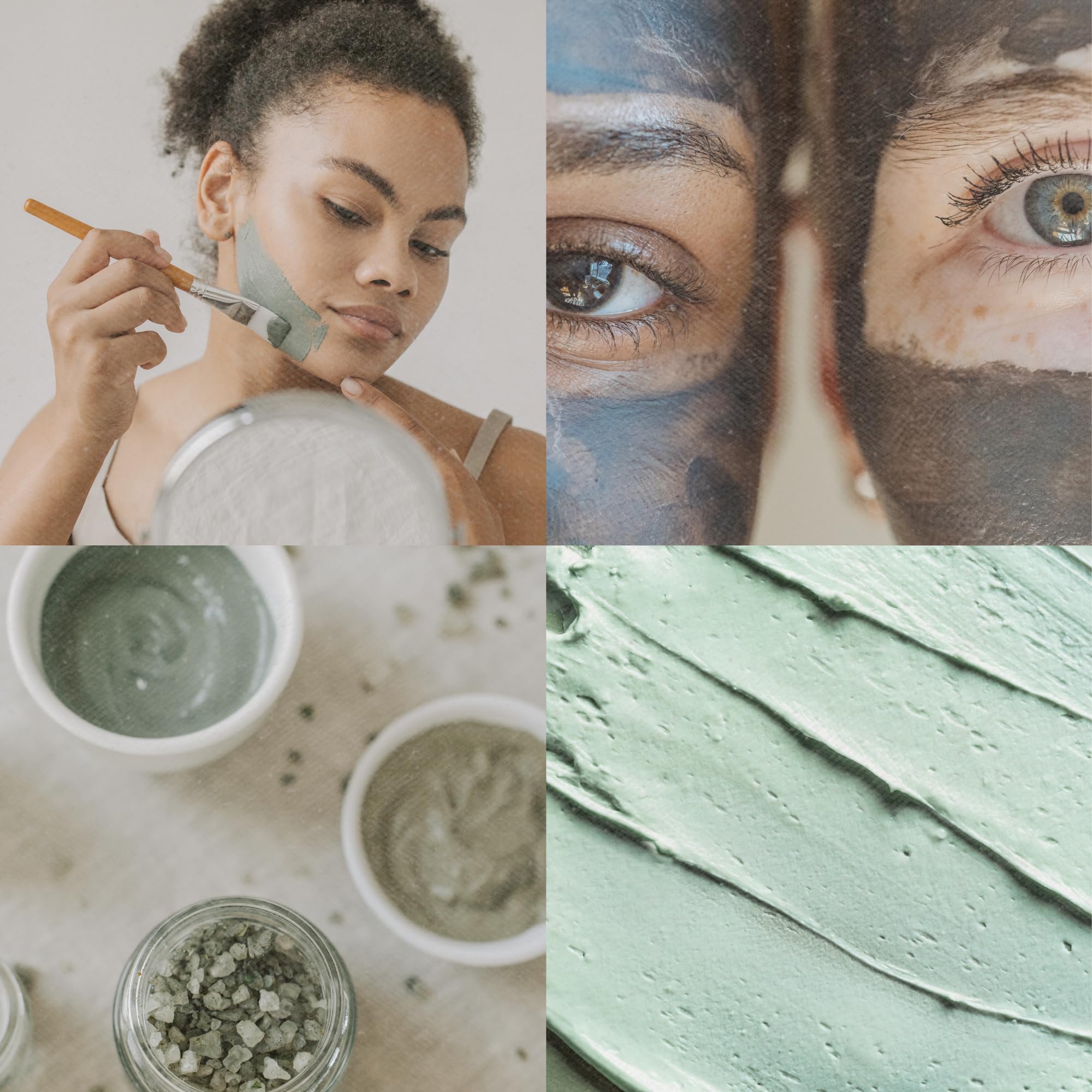 LIMOPA Organic Bar Soap Moisturizing Soap Made from Natural Oil | Hair Hand Face Body Bath Wash | Skin Care Cleanser Shampoo (Clay)