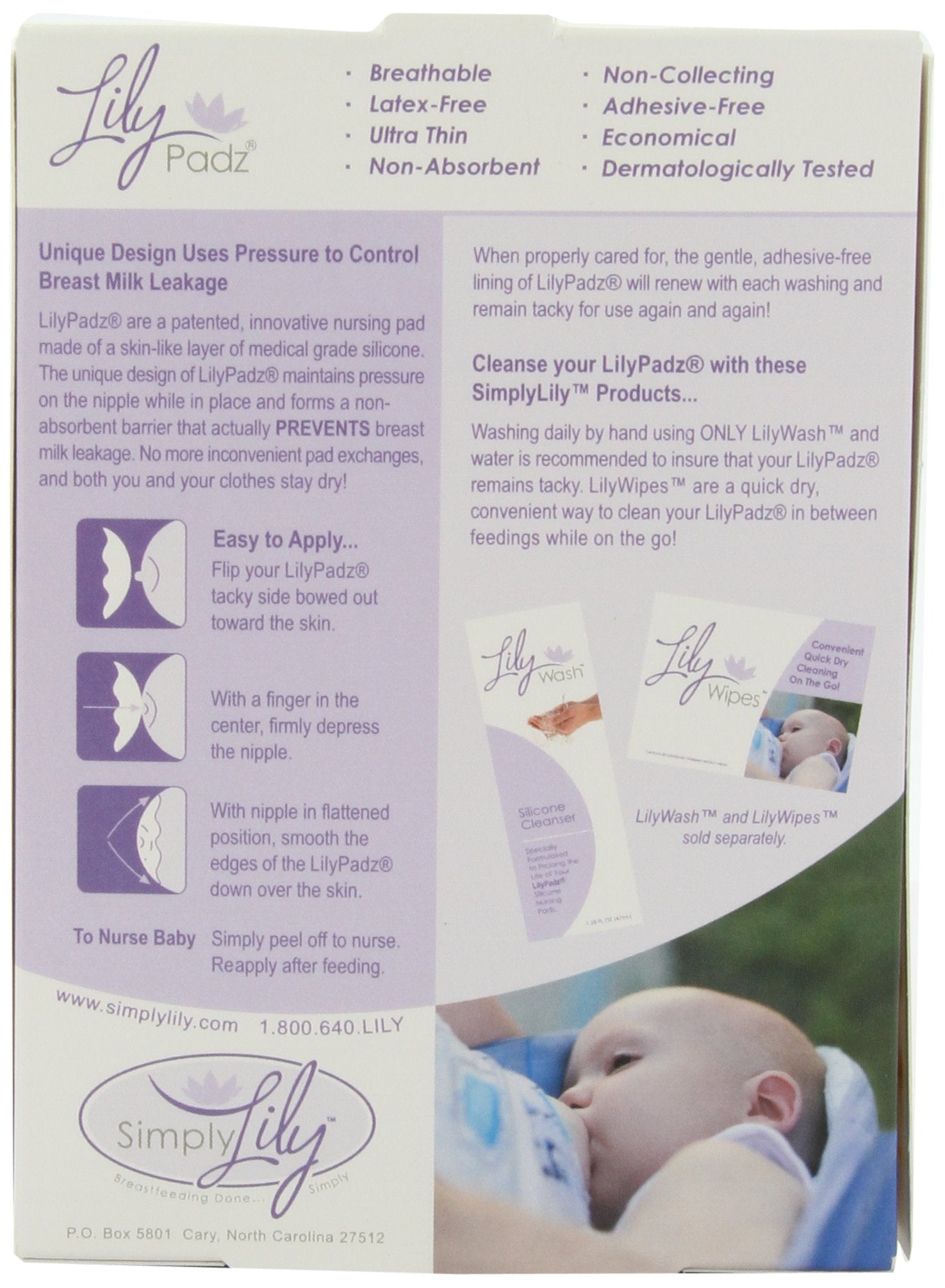 LilyPadz® Reusable Silicone Nursing Pads Single Pair Regular Size