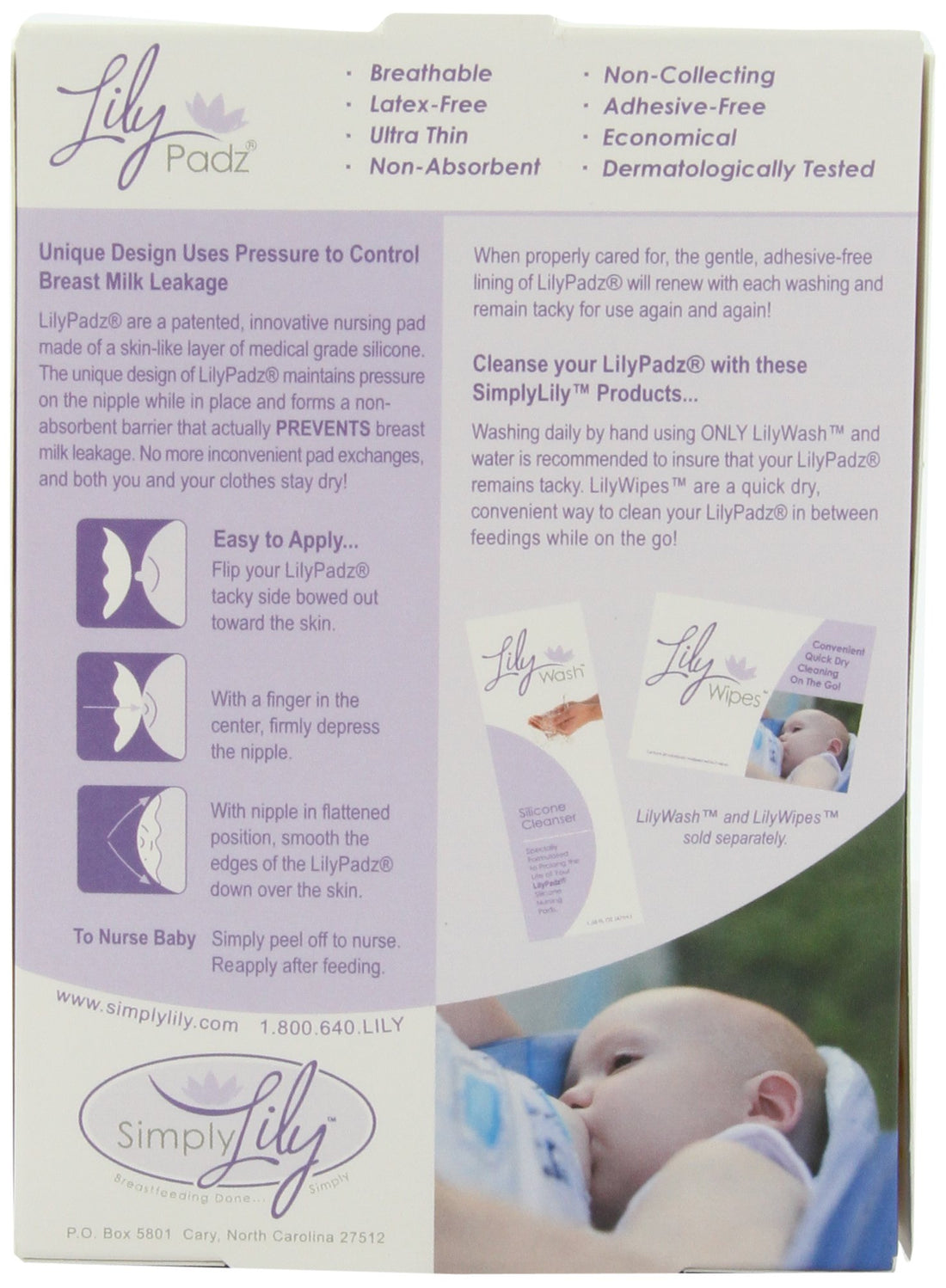 LilyPadz® Reusable Silicone Nursing Pads Single Pair Regular Size