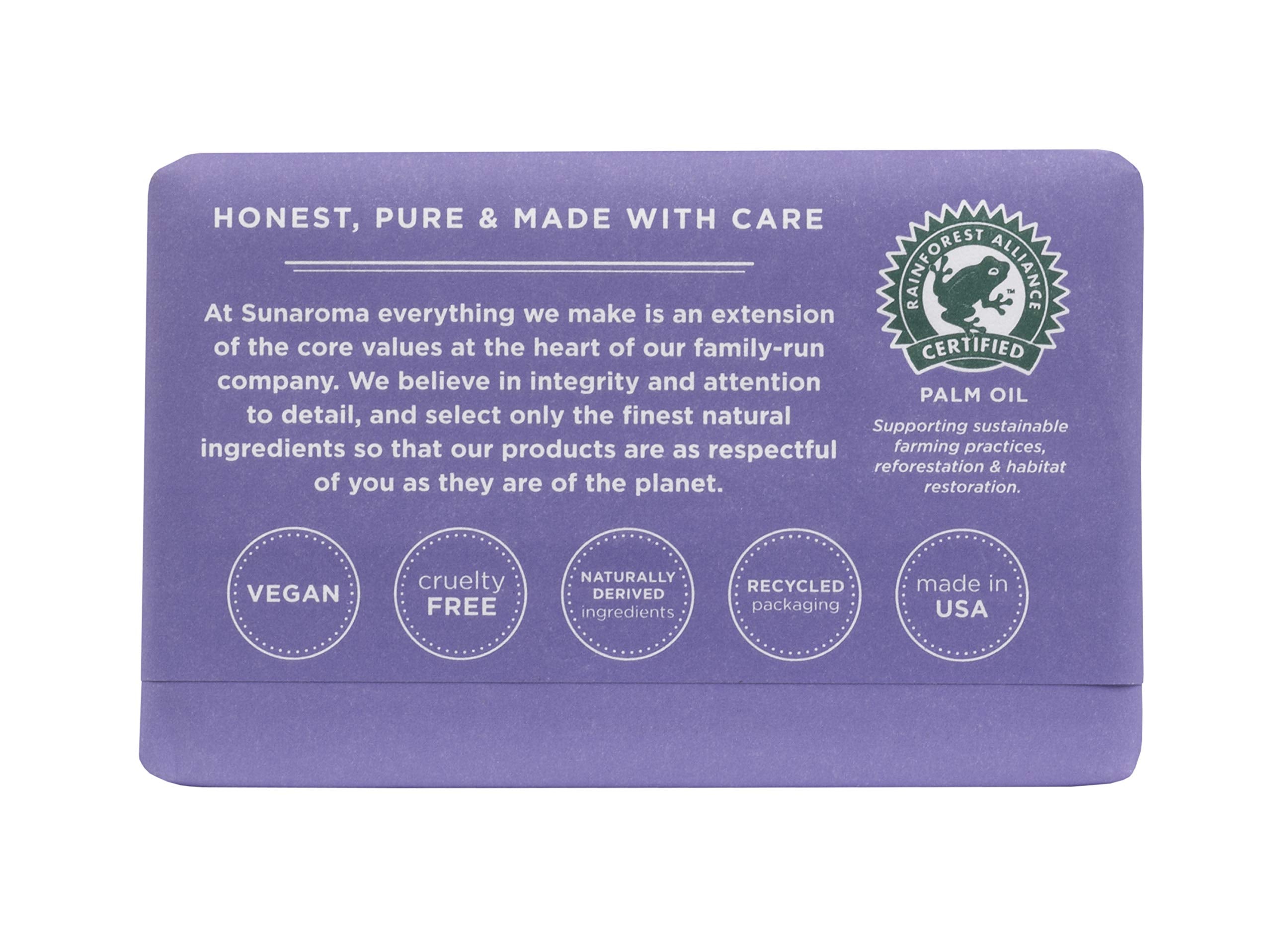 Sunaroma Lavender W/Shea Butter & Vitamin E Oil Soap (Pack of 1)