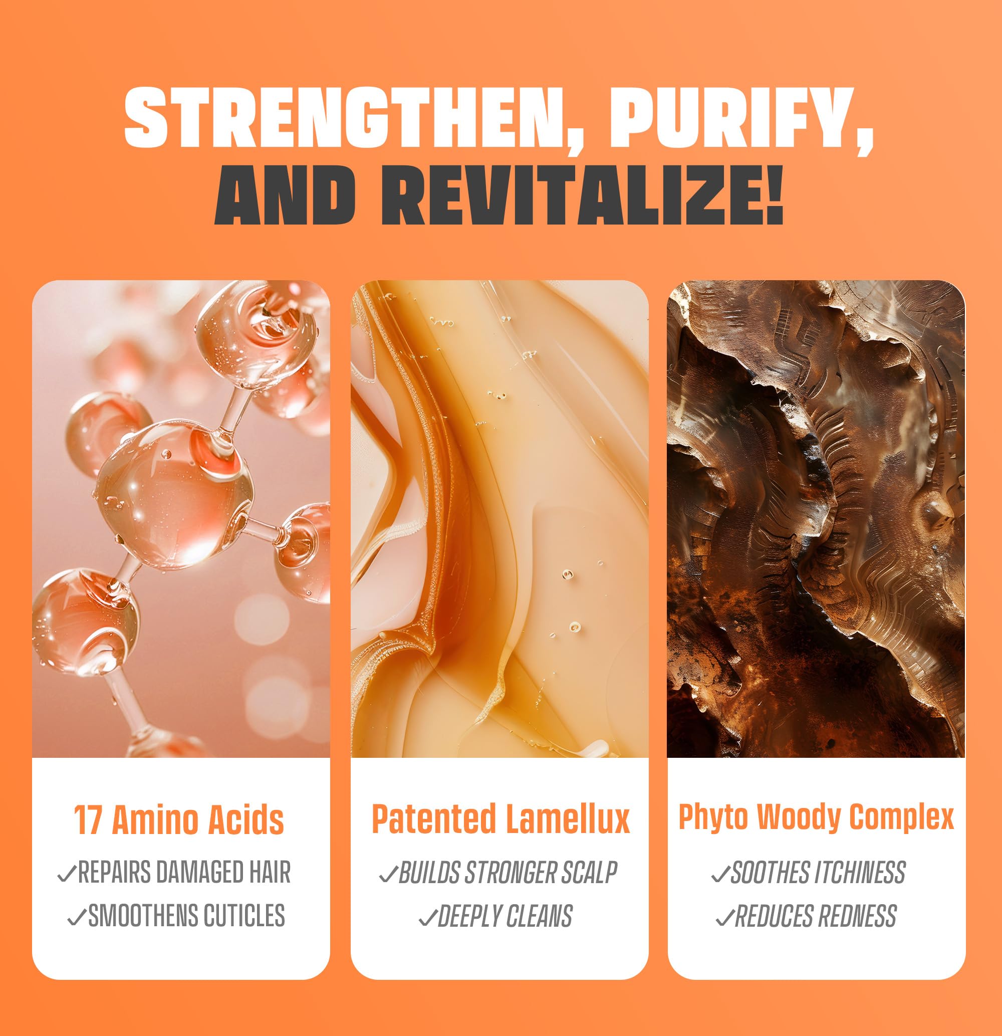 MEDIALL Scalp Strengthening Shampoo (300ml, Citrus)