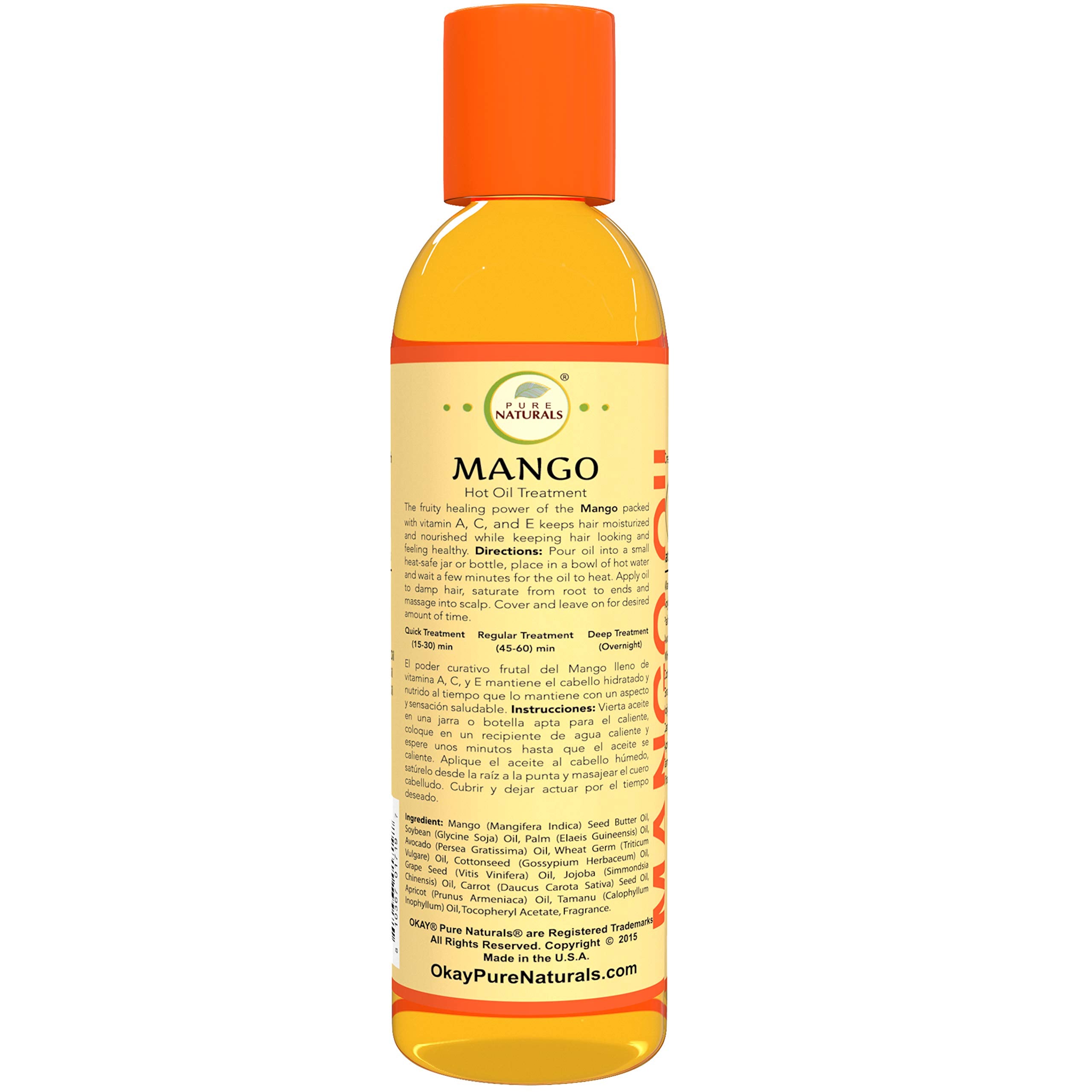 Okay Hot Oil for Treatment, Mango, 6 Ounce