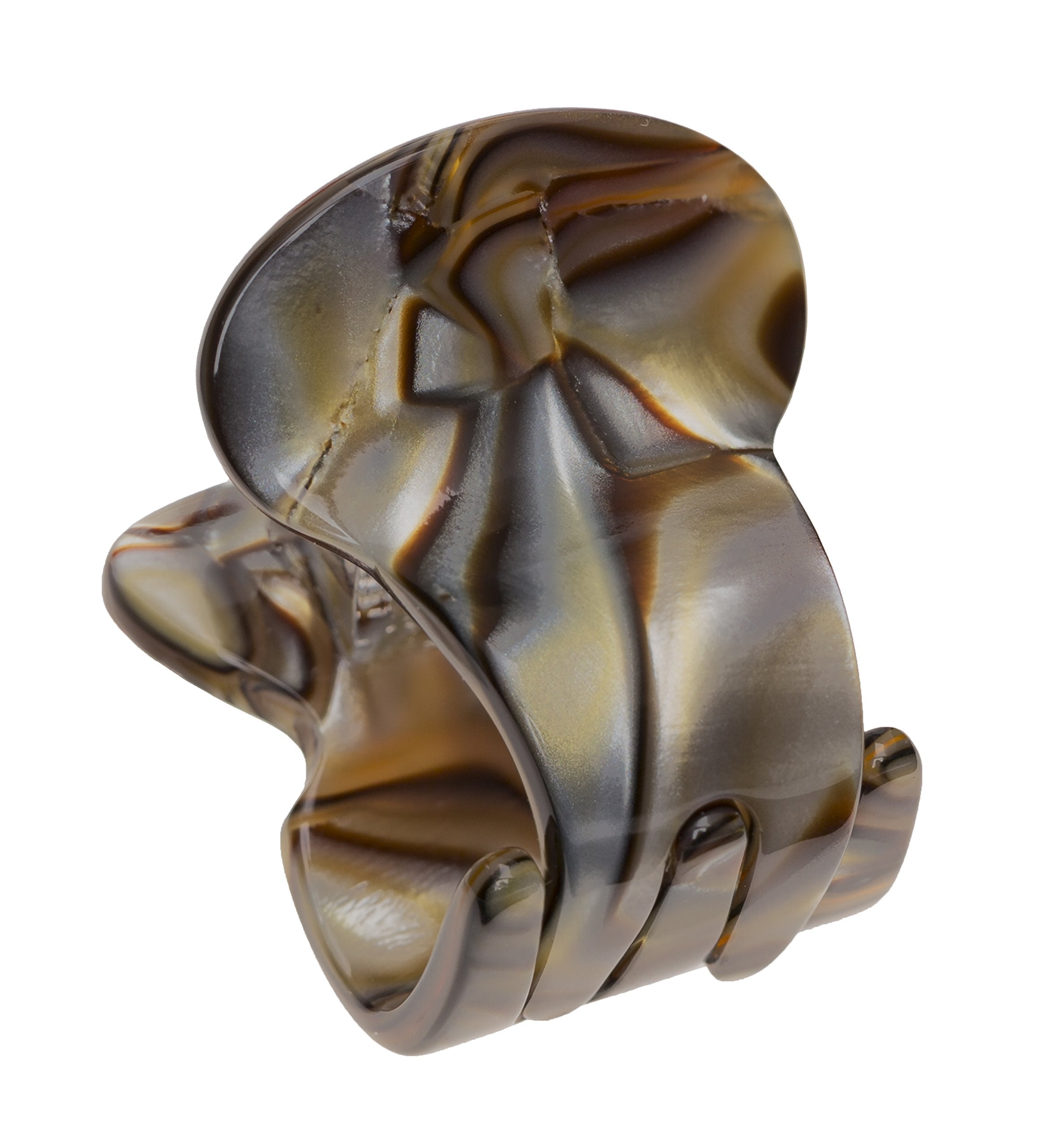 France Luxe Mini Oval Jaw - Onyx