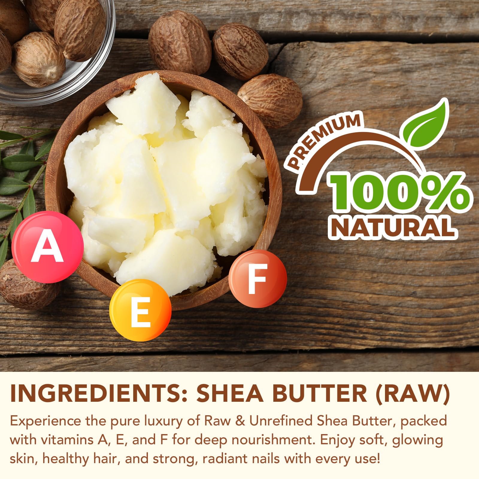 XIAMOFUZHOU 100% Pure & Nature Organic Shea Butter - 4.2 oz Moisturiser Deep Hydration Nourishment Nourishing Vitamins Non-greasy Raw Organic Shea Butter For All Skin Types Body & Hair Type