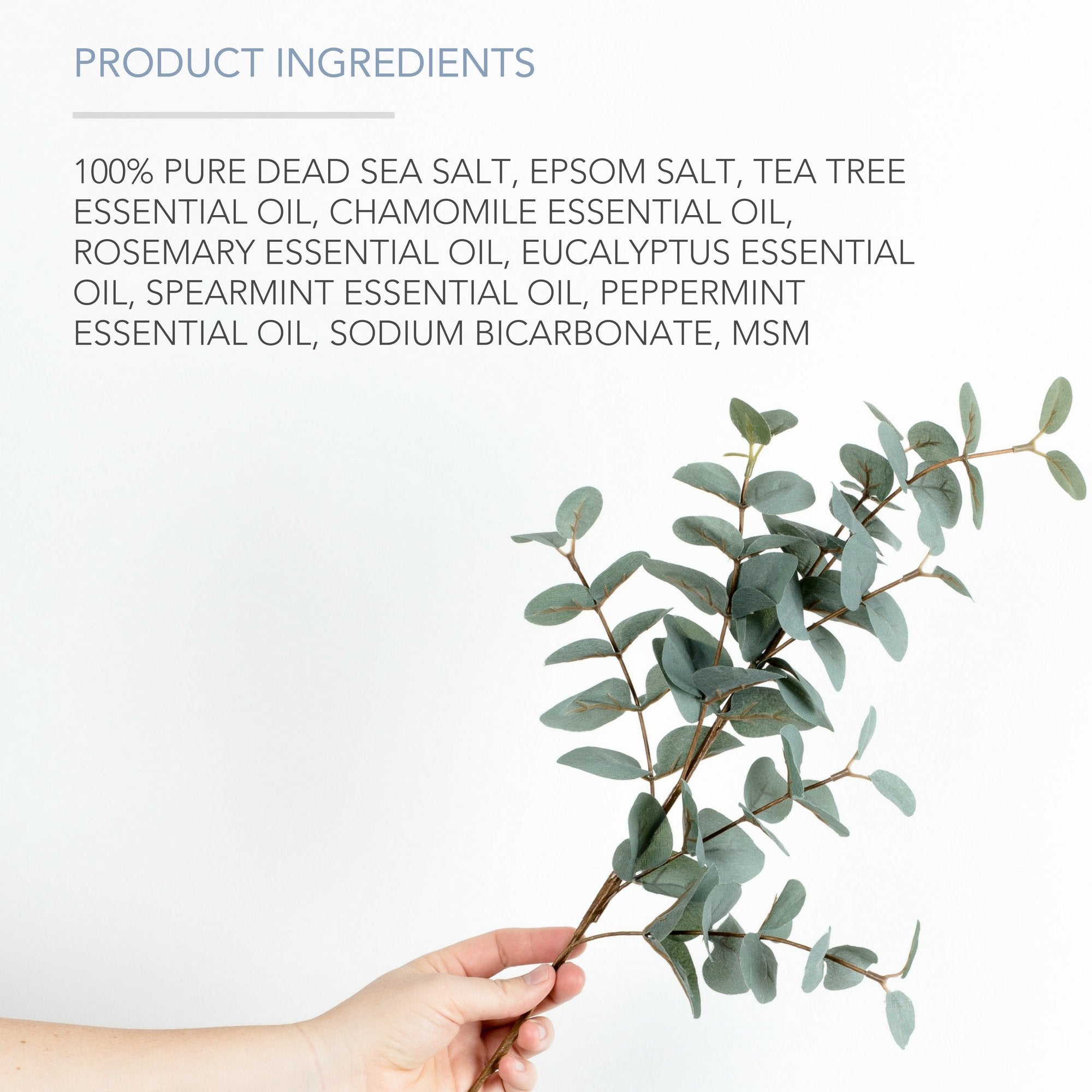 Pure Body Naturals Tea Tree Oil Foot & Bath Soak with Epsom and Dead Sea Salt, 20 oz - Therapeutic Blend - Relief for Tired Muscles, Addresses Common Foot and Toenail Issues, Eliminates Foot Odor