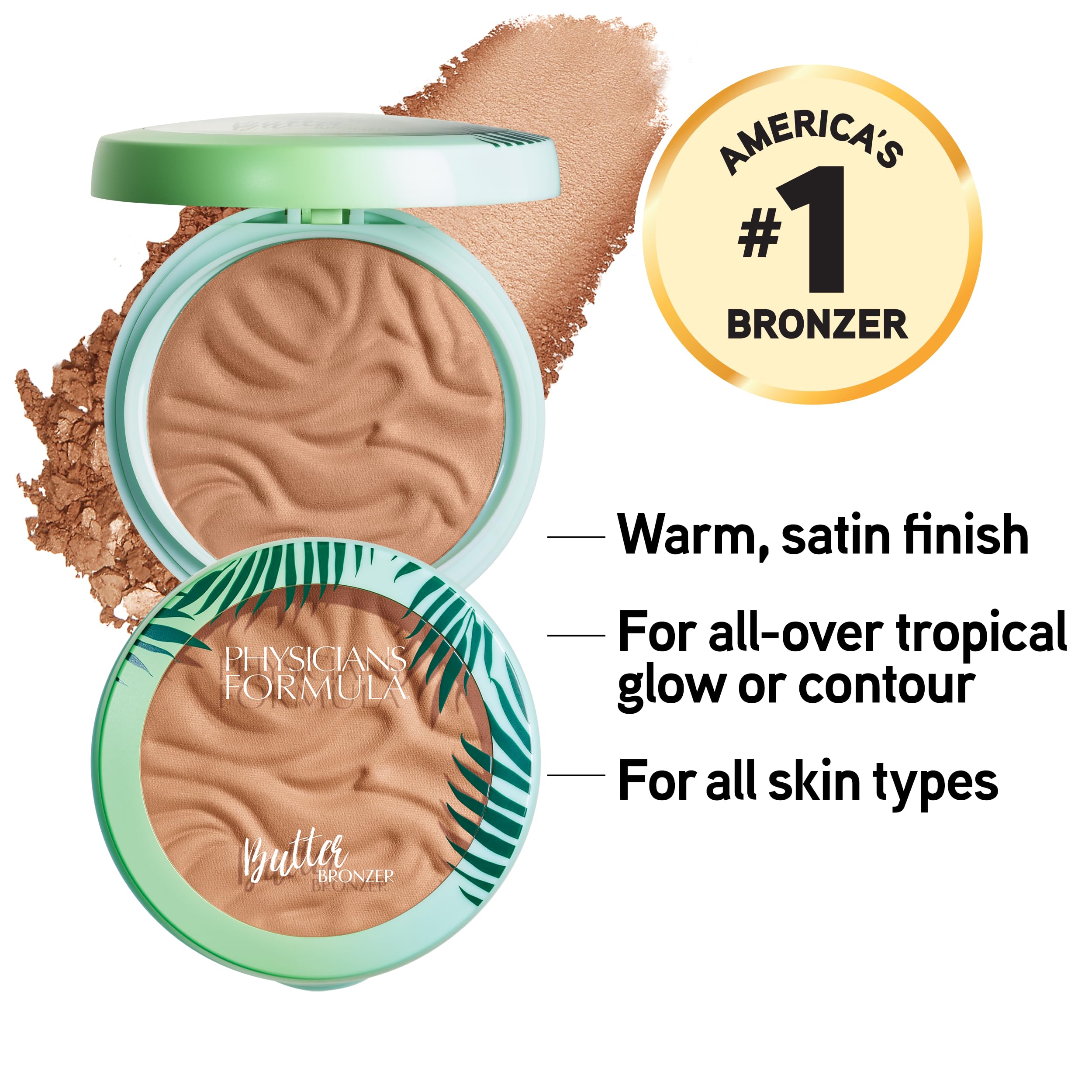Physicians Formula Murumuru Butter Bronzer - Sunkissed Bronzer, Brown, 7 g