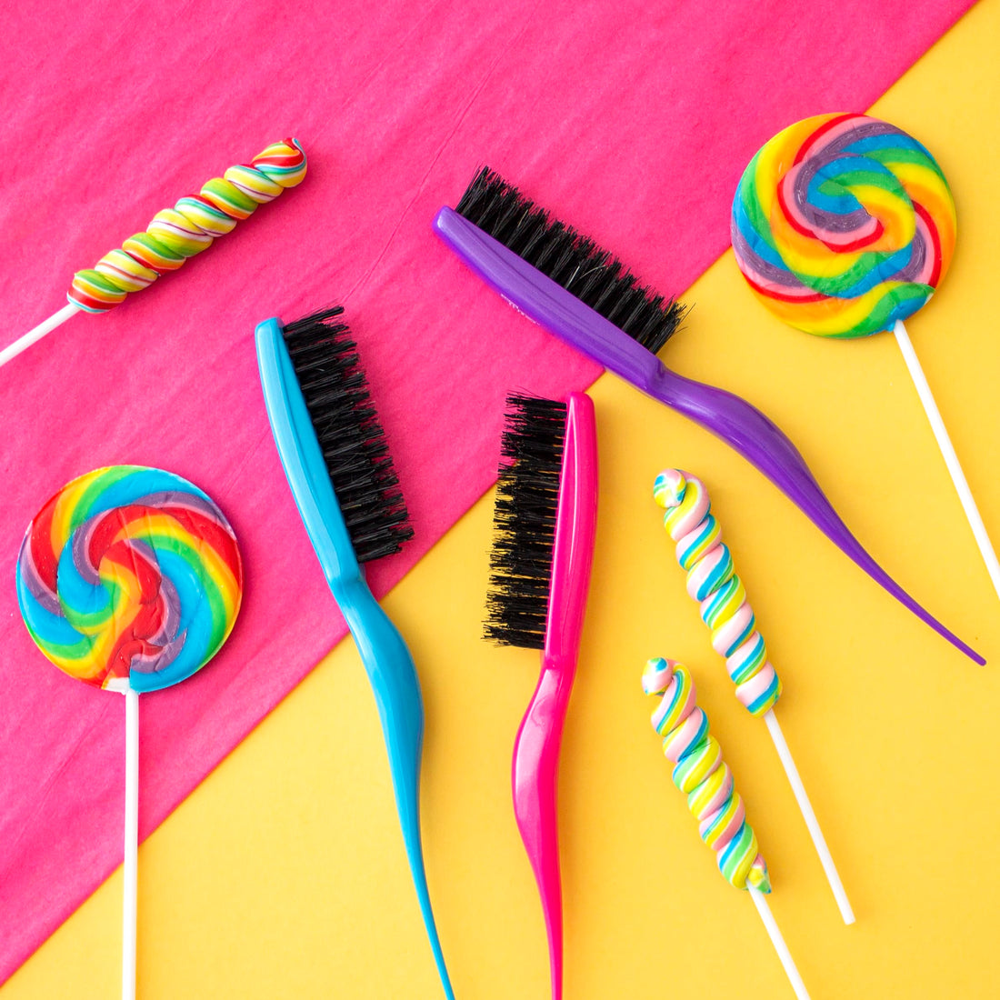 Cricket Amped Up Tease Brush Fushia AD