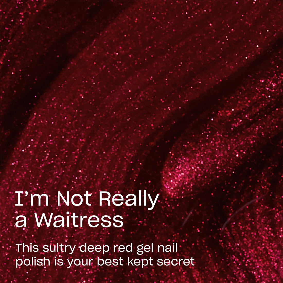 OPI GelColor I'm Not Really a Waitress | Opaque Dark Red Pearl UV Cure Gel Nail Polish | Vegan & HEMA Free, Long Lasting, High Shine