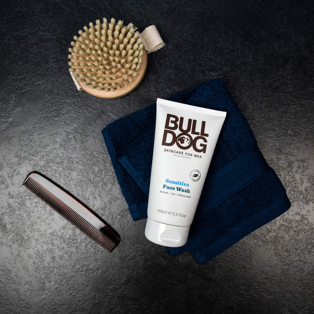 Bulldog Mens Skincare and Grooming Sensitve Face Wash, 5 Ounce