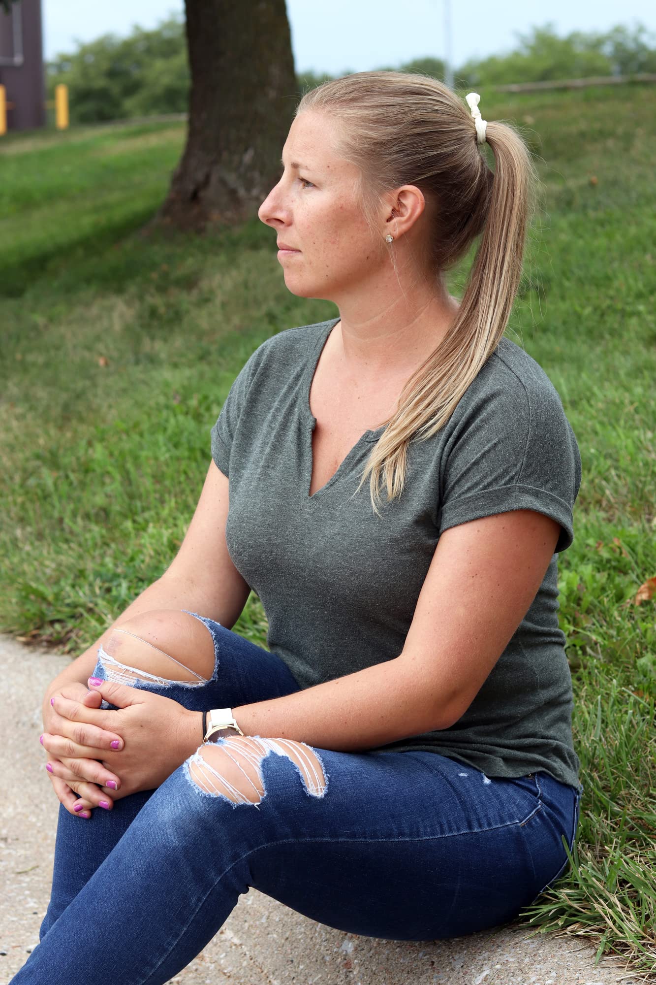 Kenz Laurenz 100 Hair Ties No Crease Ribbon Elastics Ouchless Ponytail Holders Hair Bands (100 Hair Ties--Black)