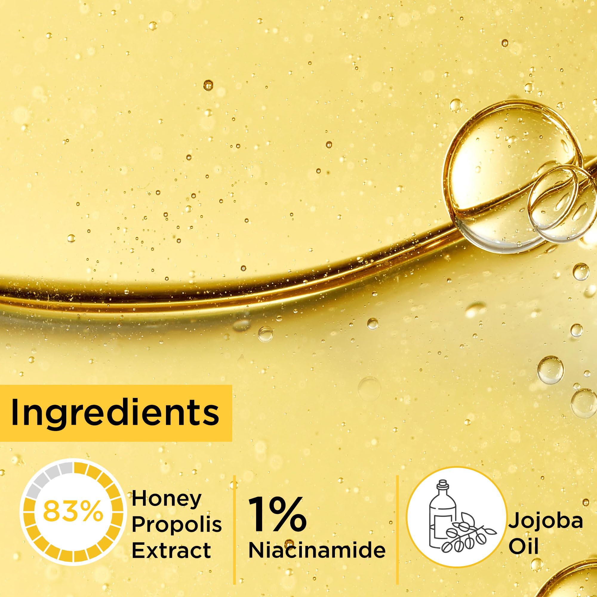 Terrafique Advanced Propolis Serum with Niacinamide - Hydrating Face Serum - All Skin Types - Anti Aging - 1 Fl. Oz.