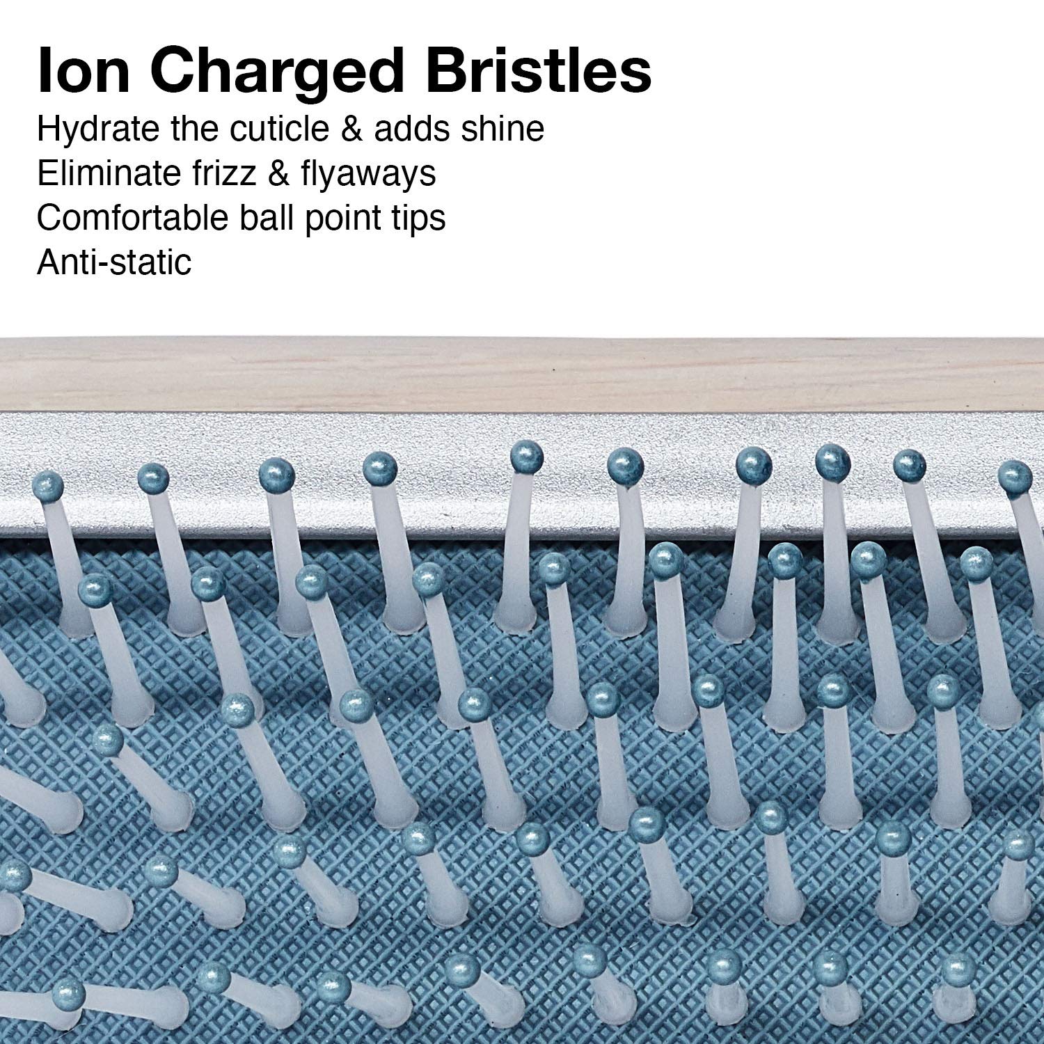 Olivia Garden EcoHair Paddle Bamboo Hair Brush Kit