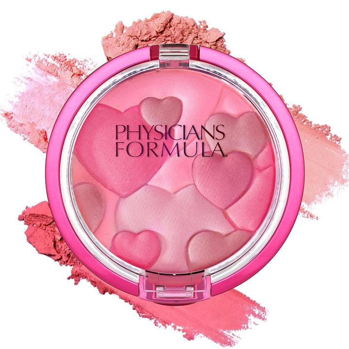 Physicians Formula Happy Heart Glow & Mood Boosting Blush, Natural, Dermatologist Tested - Rose
