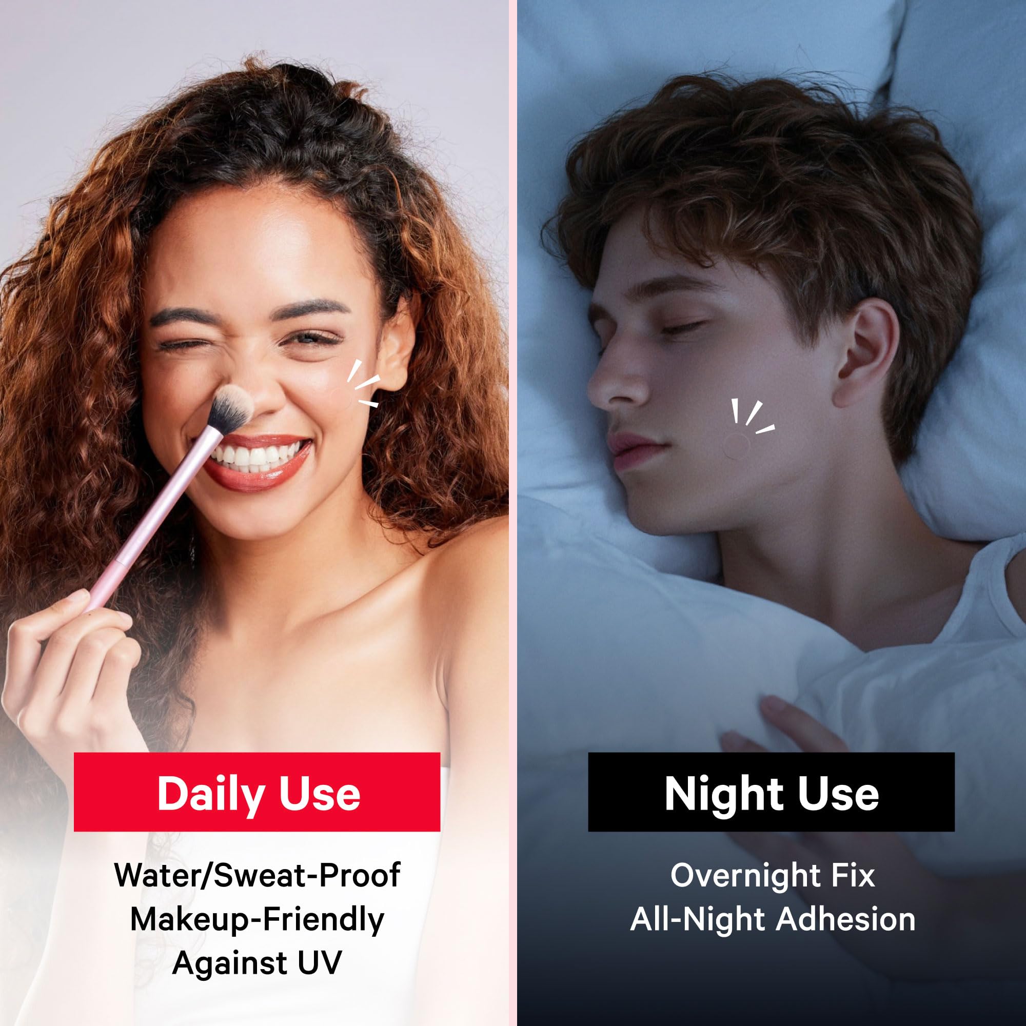 Sosky Pimple Patches for Face, FSA HSA Eligible Invisible Hydrocolloid Acne Patches, Zit Sticker for Face and Skin, Pimple Sticker for Covering Zits, Blemishes with Salicylic Acid 48 Count