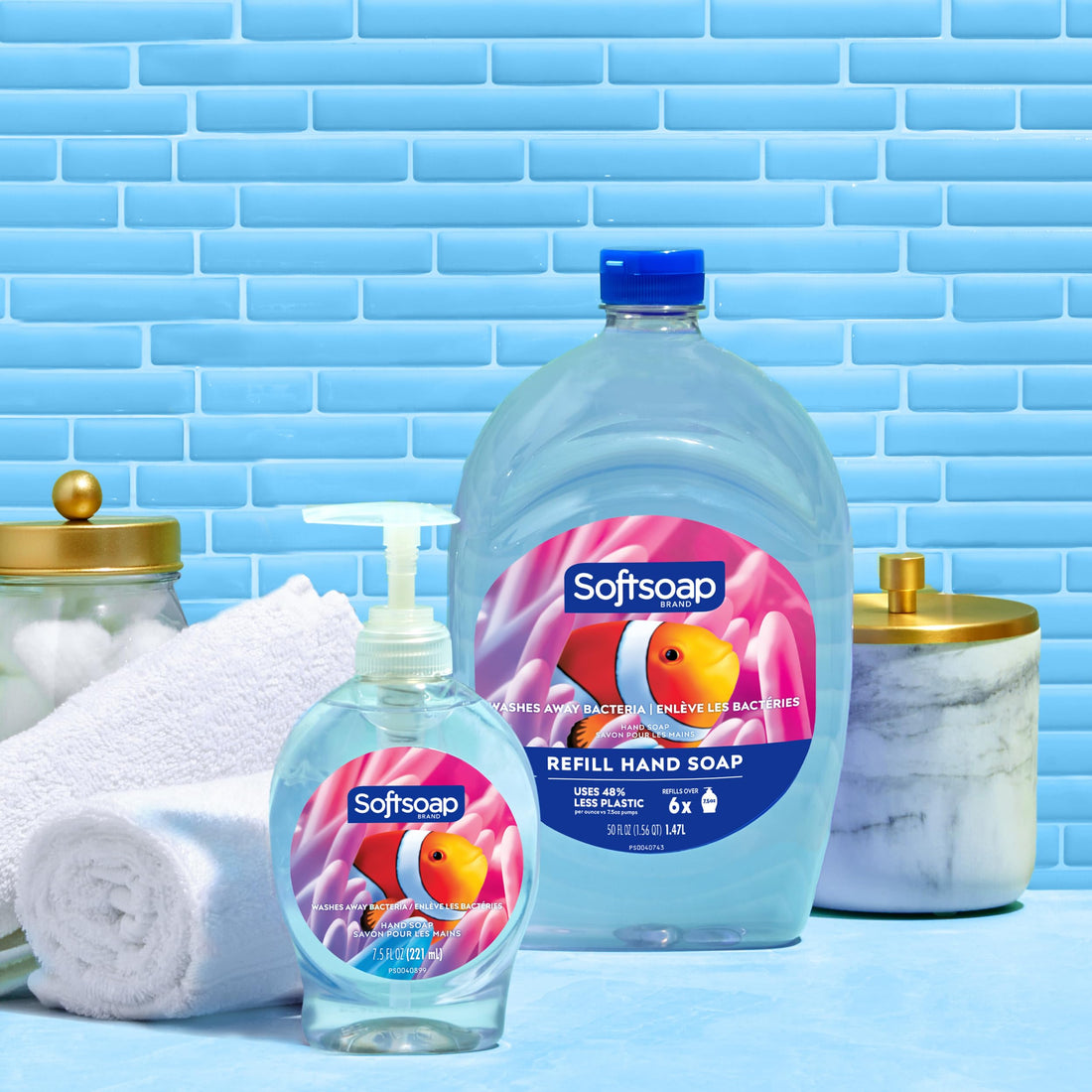 Softsoap Liquid Hand Soap, Aquarium - 7.5 fluid ounce (Pack of 6)