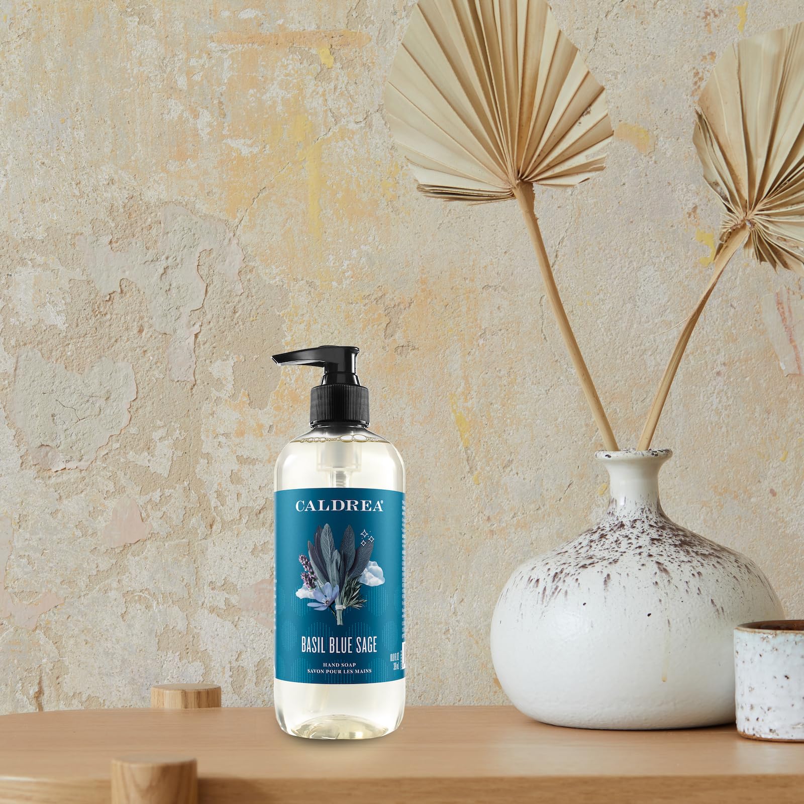 Caldrea Hand Soap, Basil Blue Sage, 10.8 oz