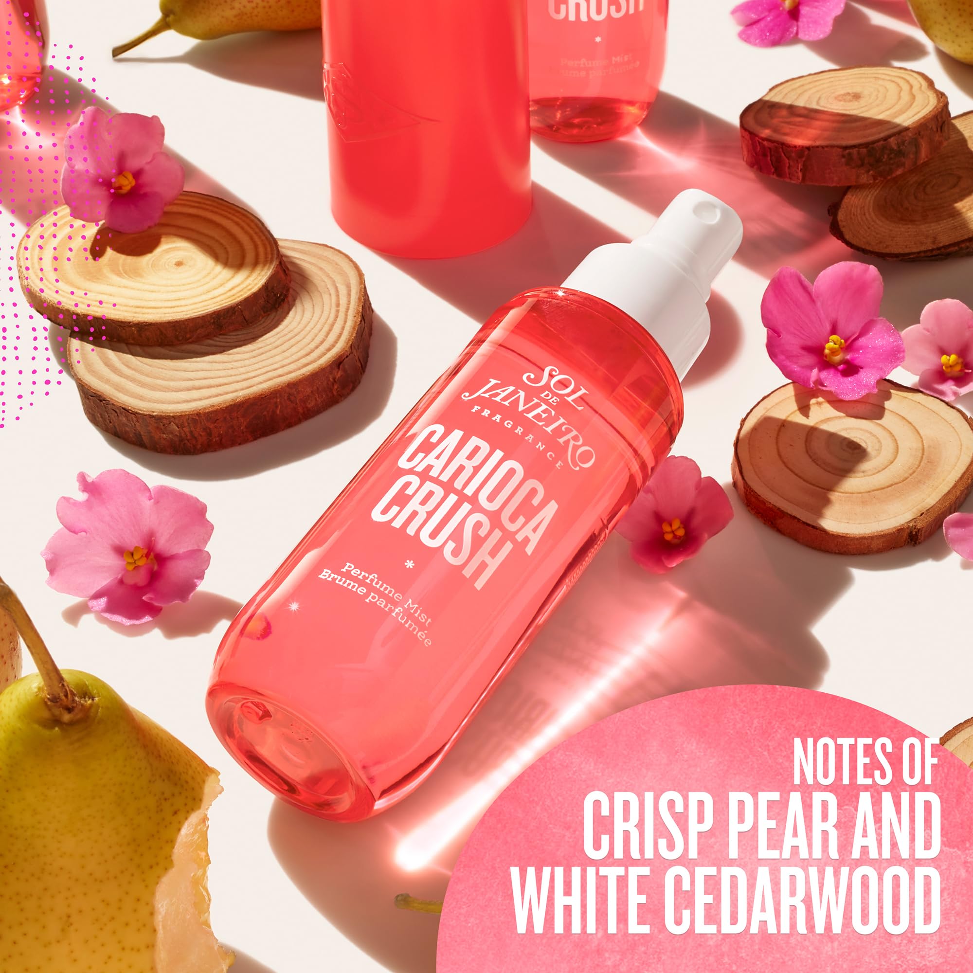 SOL DE JANEIRO Carioca Crush Hair & Body Perfume Mist Limited Edition Scent 3 fl oz/90 ml Travel-Friendly Fragrance Mist - Amazon Exclusive