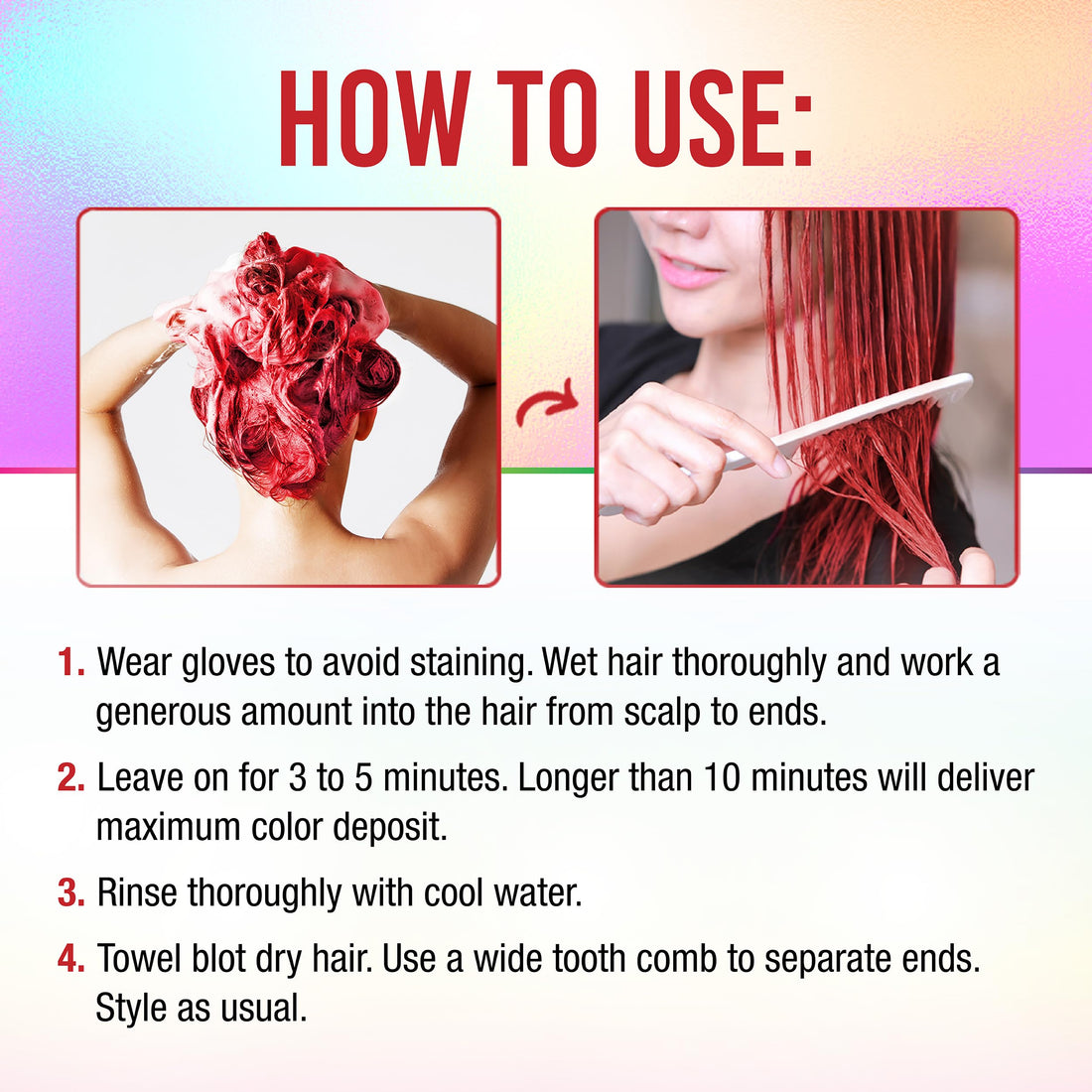 Punky Redilicious 3-in-1 Color Depositing Shampoo & Conditioner with Shea Butter and Pro Vitamin B that helps Nourish and Strengthen Hair, 8.5 oz: Redilicious