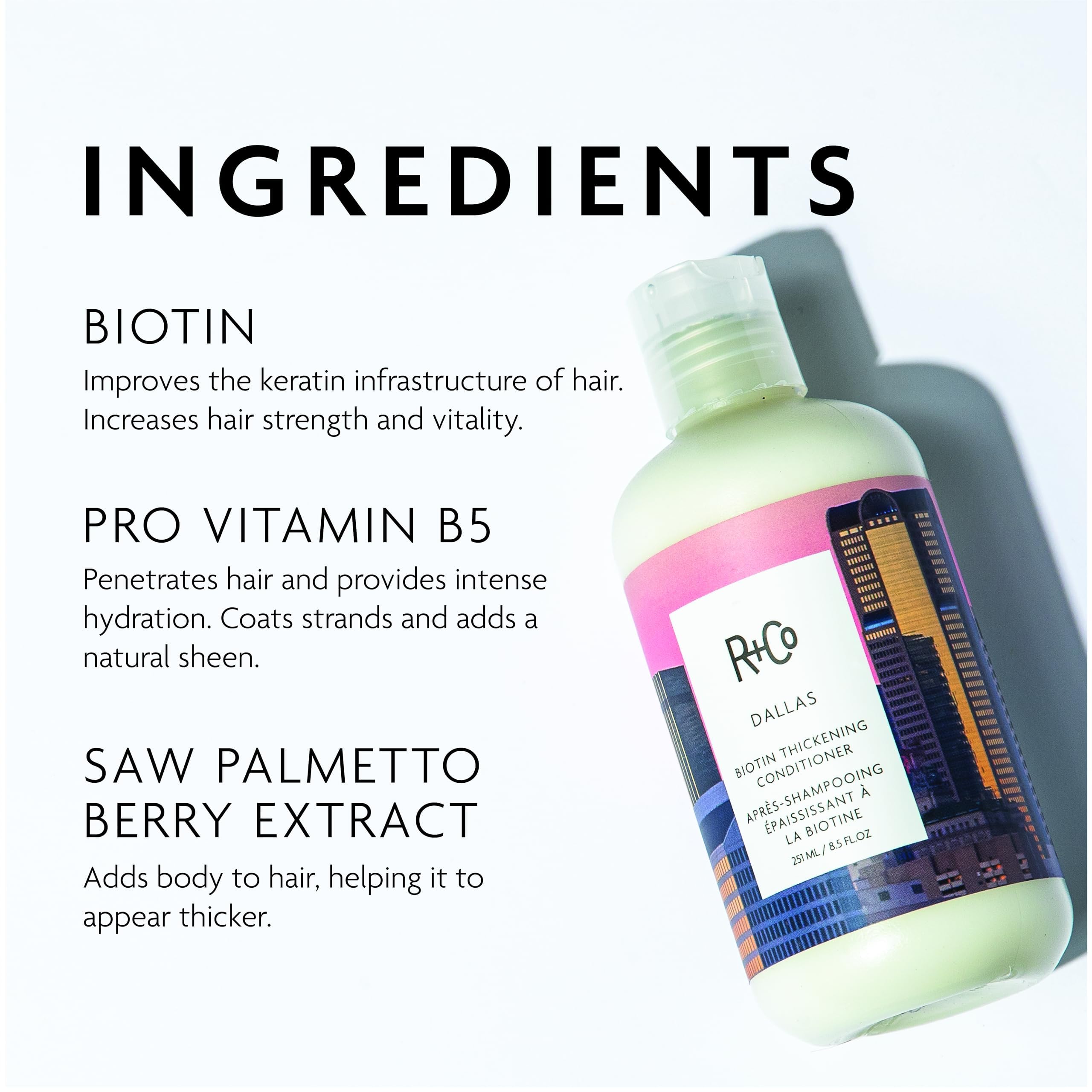 R+Co Dallas Thickening Conditioner, 8.5 oz.