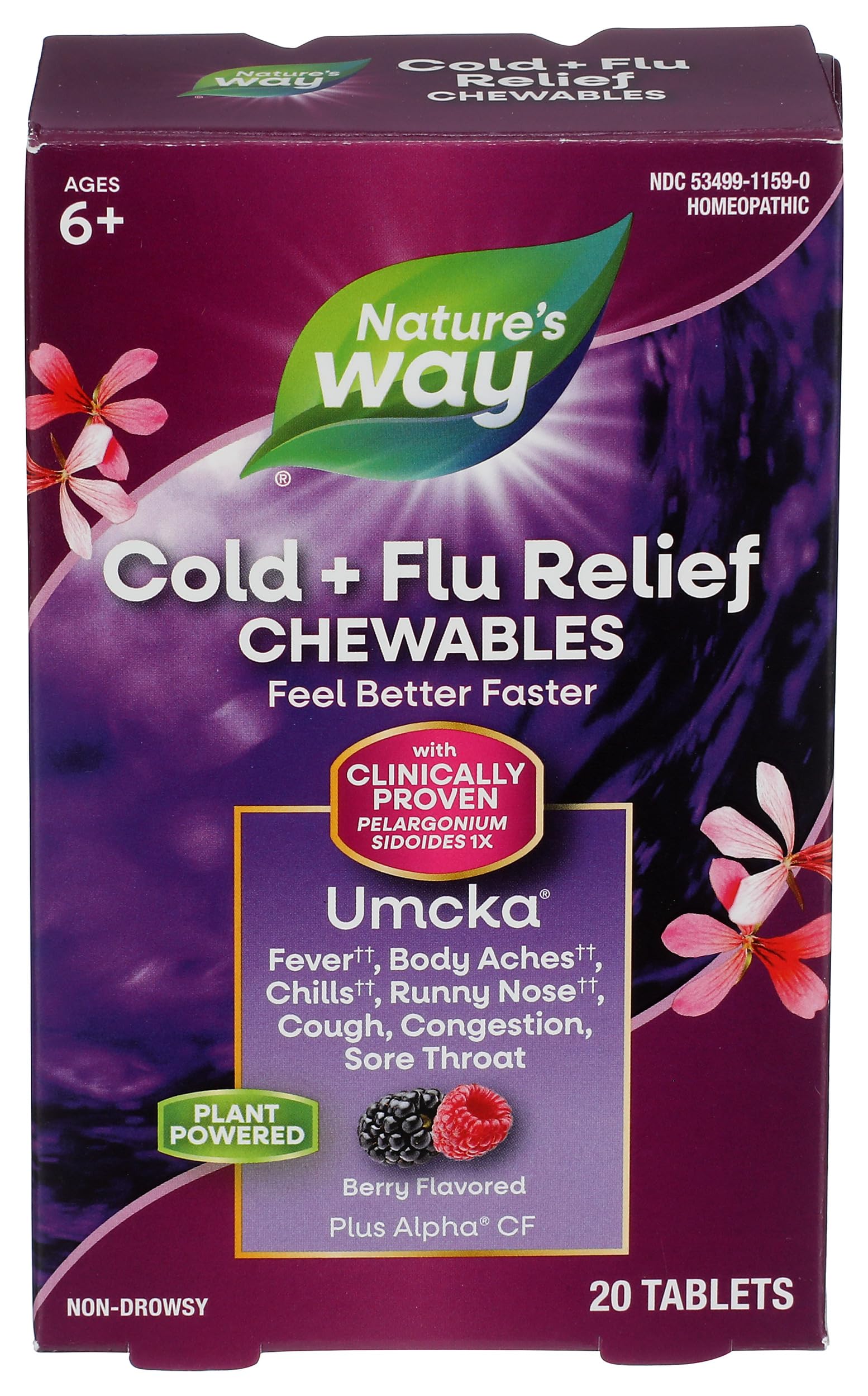 Nature's Way Umcka Berry Chew, 20 ct
