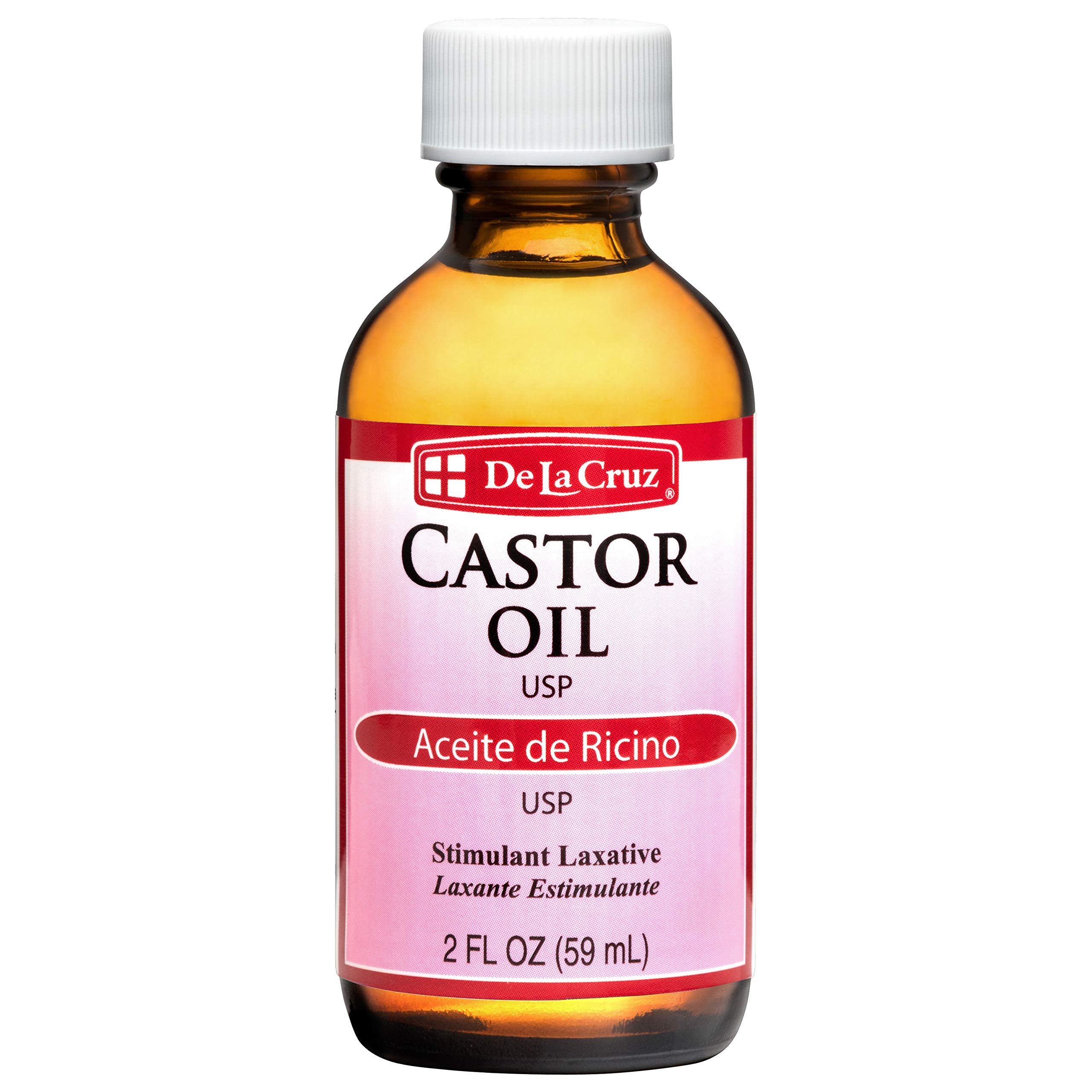 De La Cruz Pure Castor Oil, Expeller-Pressed, Non-GMO, USP Grade, Bottled in USA 2 FL OZ (1)