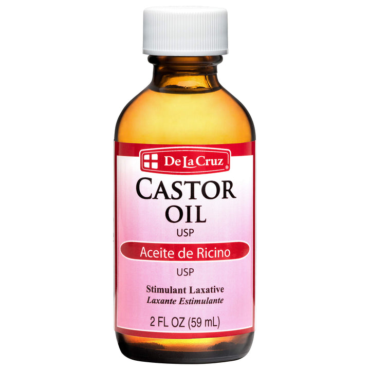 De La Cruz Pure Castor Oil, Expeller-Pressed, Non-GMO, USP Grade, Bottled in USA 2 FL OZ (1)