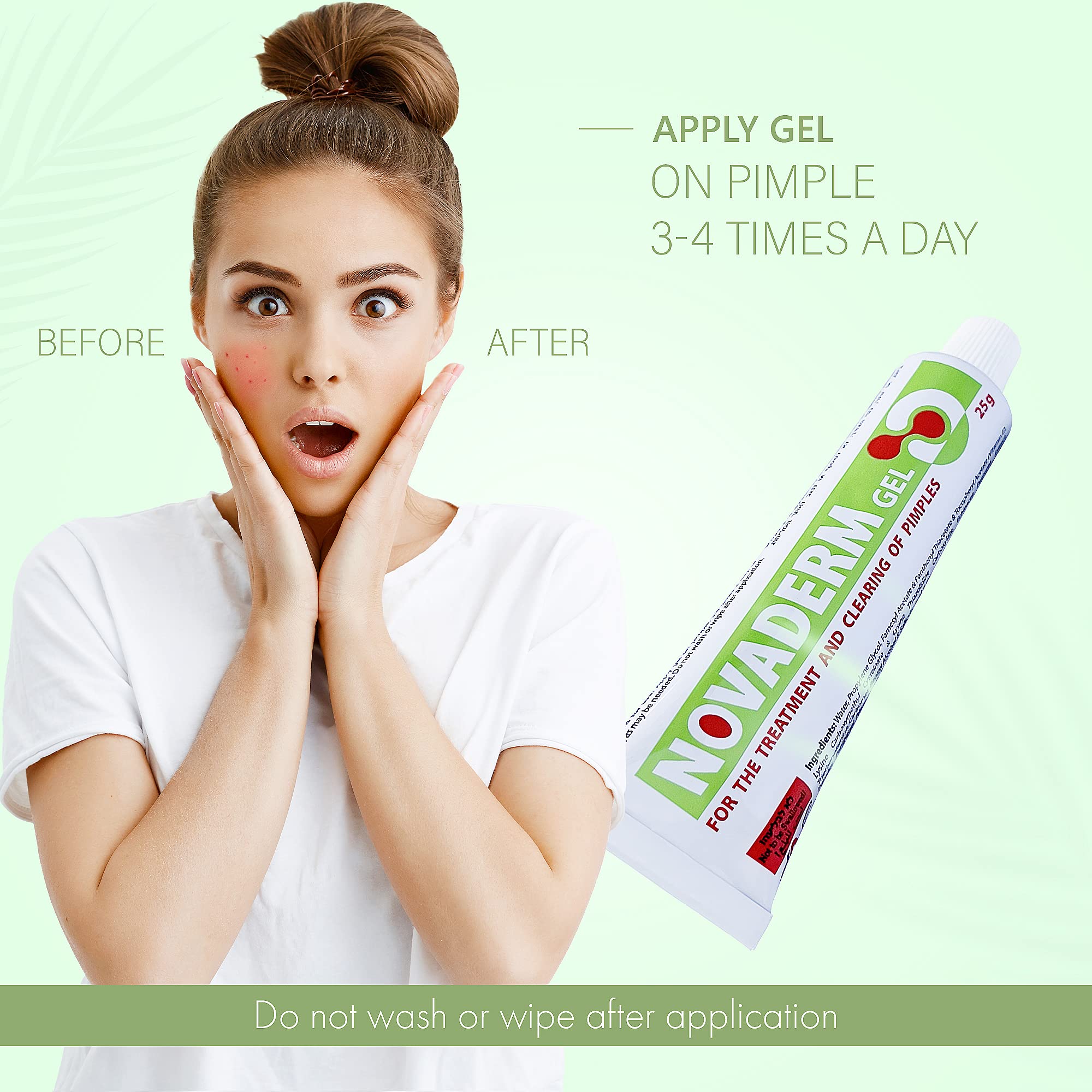 DAN Pharm NovaDerm Gel for the treatment and clearing.