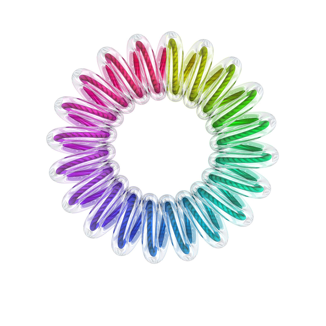 Invisibobble Kids Magic Rainbow ‚¬Œ The Spiral Shaped Nou-Ouch Hair Ring ‚¬Œ Perfect Hair Ring For Kids, 3 Colorful Hair Ties Per Packaging