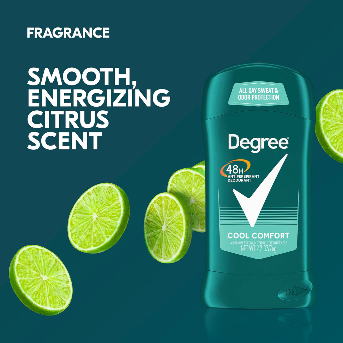 Degree Men Dry Protection Antiperspirant, Cool Comfort 2.7 oz, (Pack of 6)