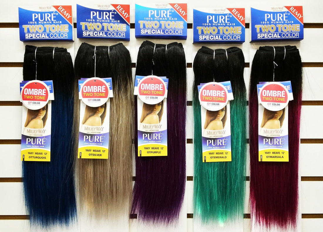 MilkyWay Human Hair Weave Pure Yaki [14] #1