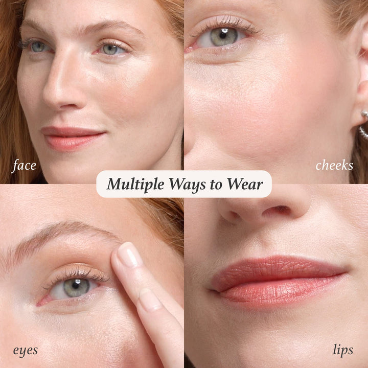 Julep Skip the Brush Multi-Purpose Color Stick for Eyes, Cheeks, and Lip Duo Neutral Bronze and Golden Guava - Blendable, Buildable Color