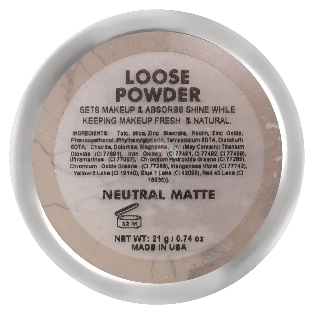 Neutral Matte : Jolie Micro-Fine Ultra Smooth Loose Setting Powder 21g - (Neutral Matte)