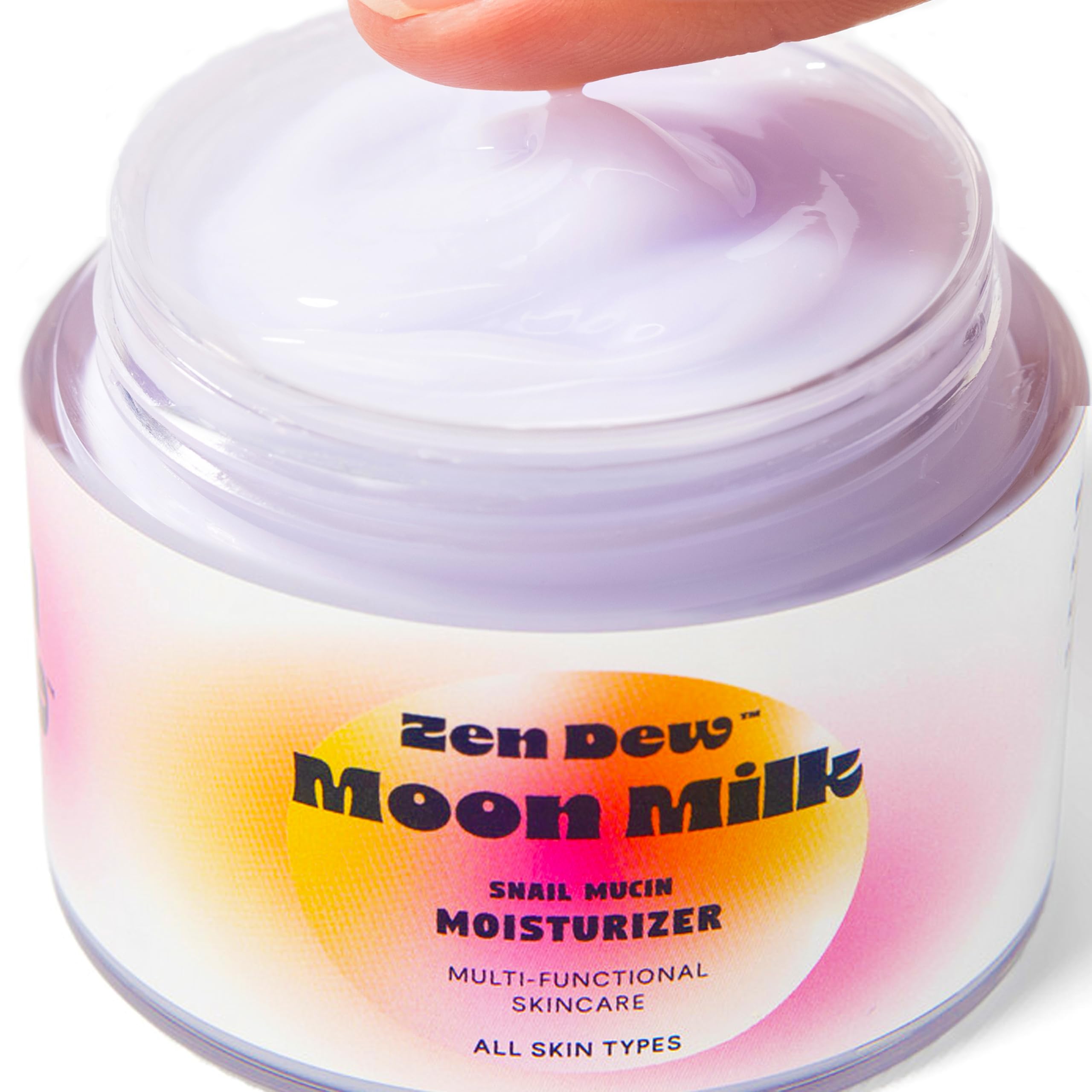 Moon Milk Snail Mucin Moisturizer Glow Cream – A Milky Gel Cream that Replenishes Moisture and Leaves Skin Brighter, Plumper, Soothed and Beautifully Smooth. Made In S. Korea, 3.52oz.