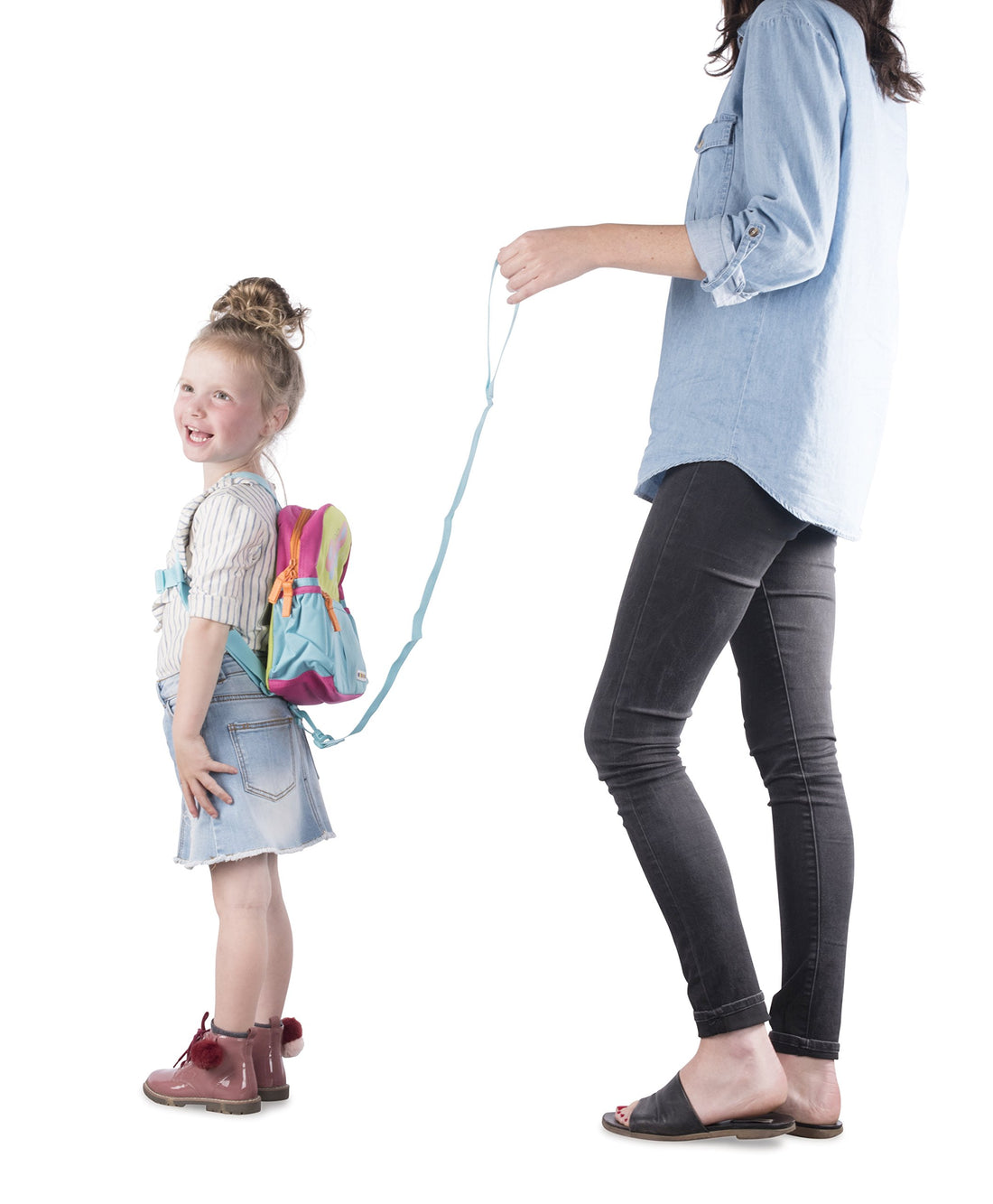 Alphabetz Butterfly Toddler Backpack with Leash, Safety Harness, for Girl