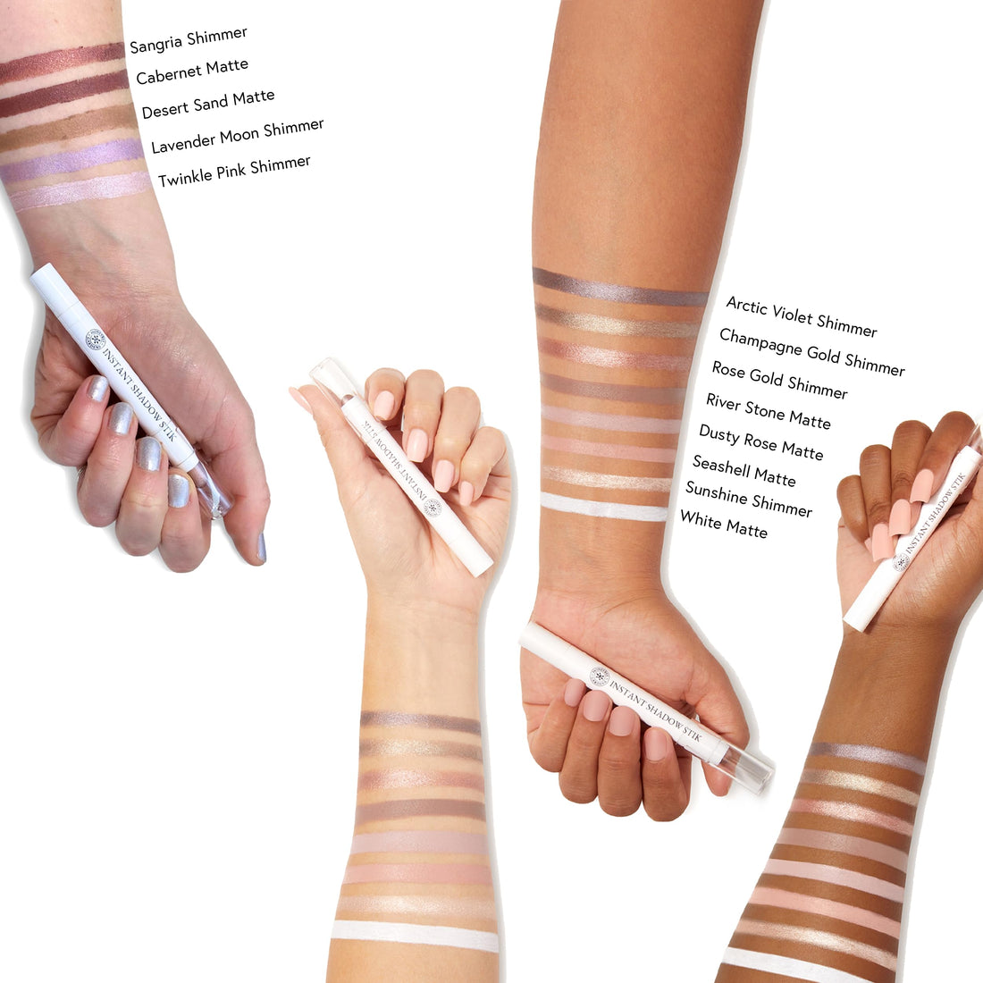 Honeybee Gardens Instant Shadow Stik, Matte White