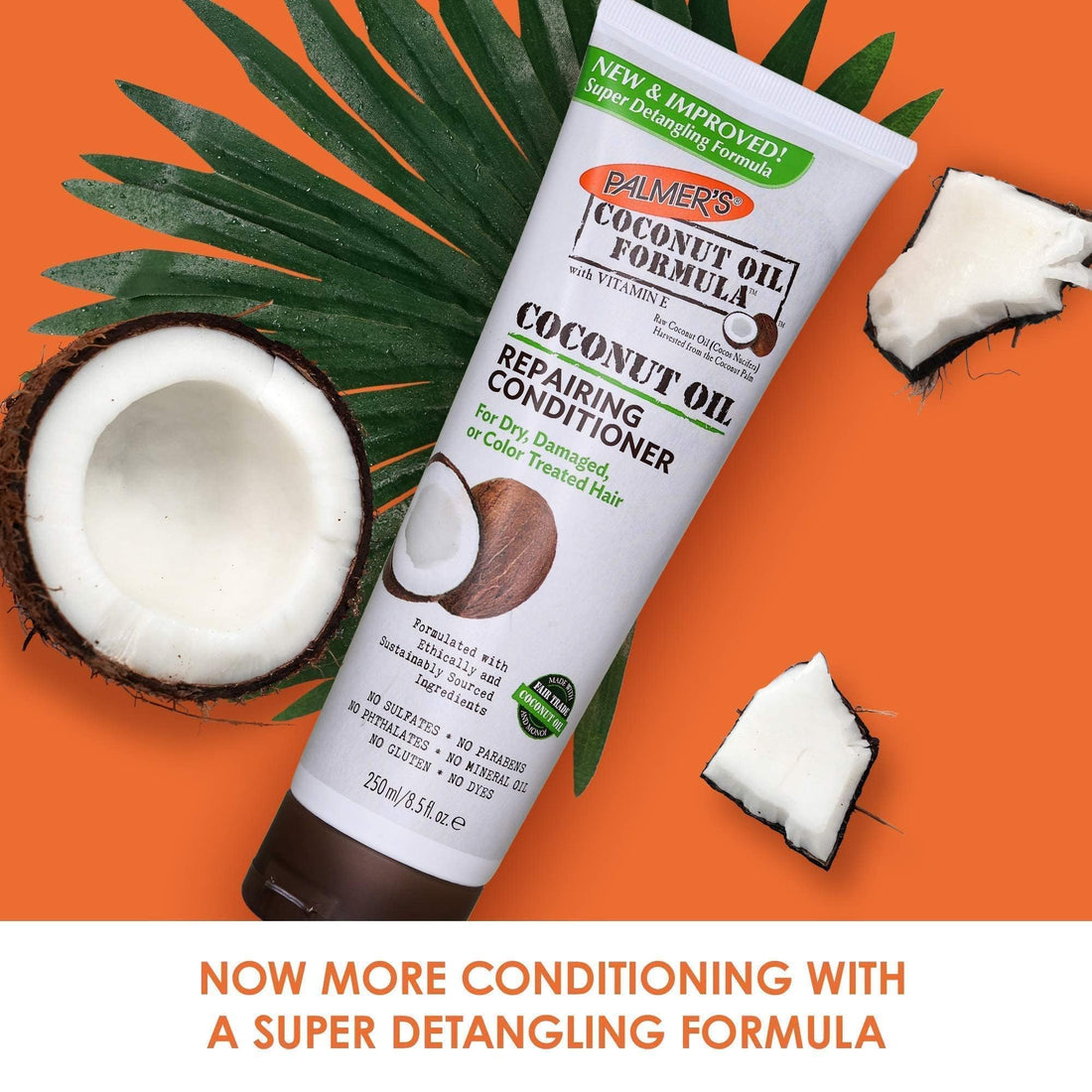Palmers Coconut Oil Formula with Vitamin E Repairing Conditioner, 8.5 Ounce (Pack of 2)