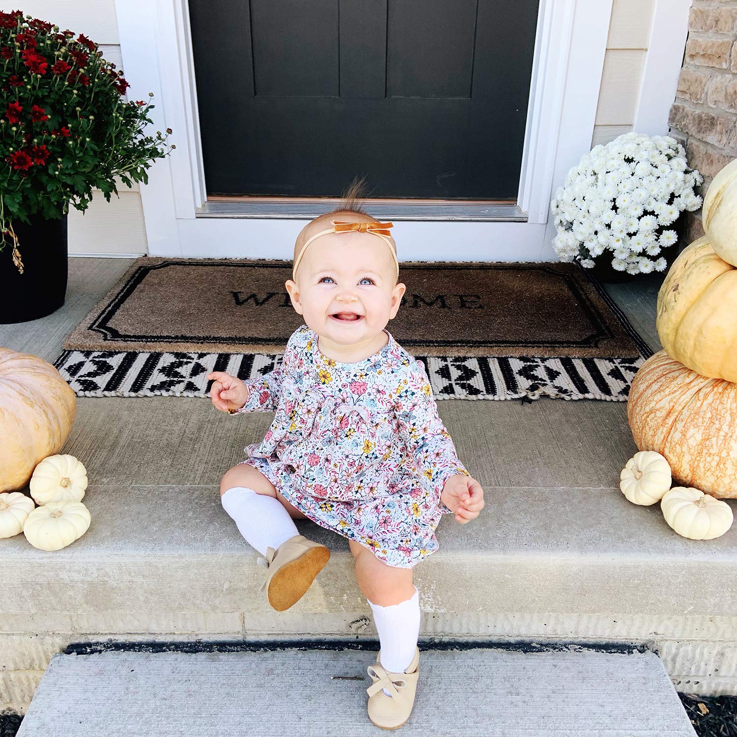 LittleJoJo Baby Girl Headbands and Bows, Newborn Infant Toddler Nylon Hairbands Hair Accessories