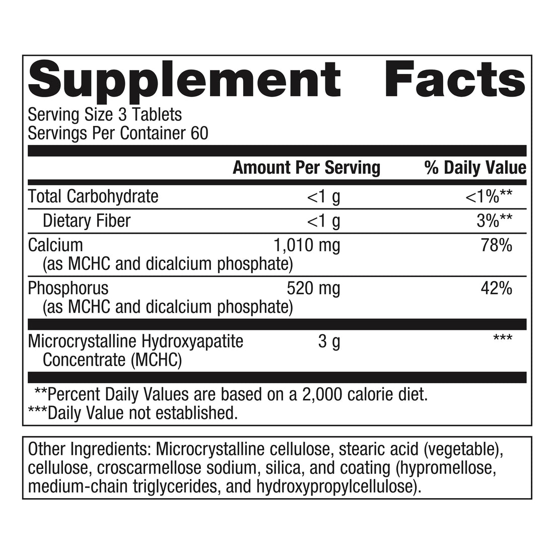 Metagenics Bone Builder Extra Strength - Calcium Supplement Supports Bone Health* - High Calcium Content for Bone Health* - With Phosphorus - Gluten-Free & Non-GMO - 180 Tablets - 60 Servings