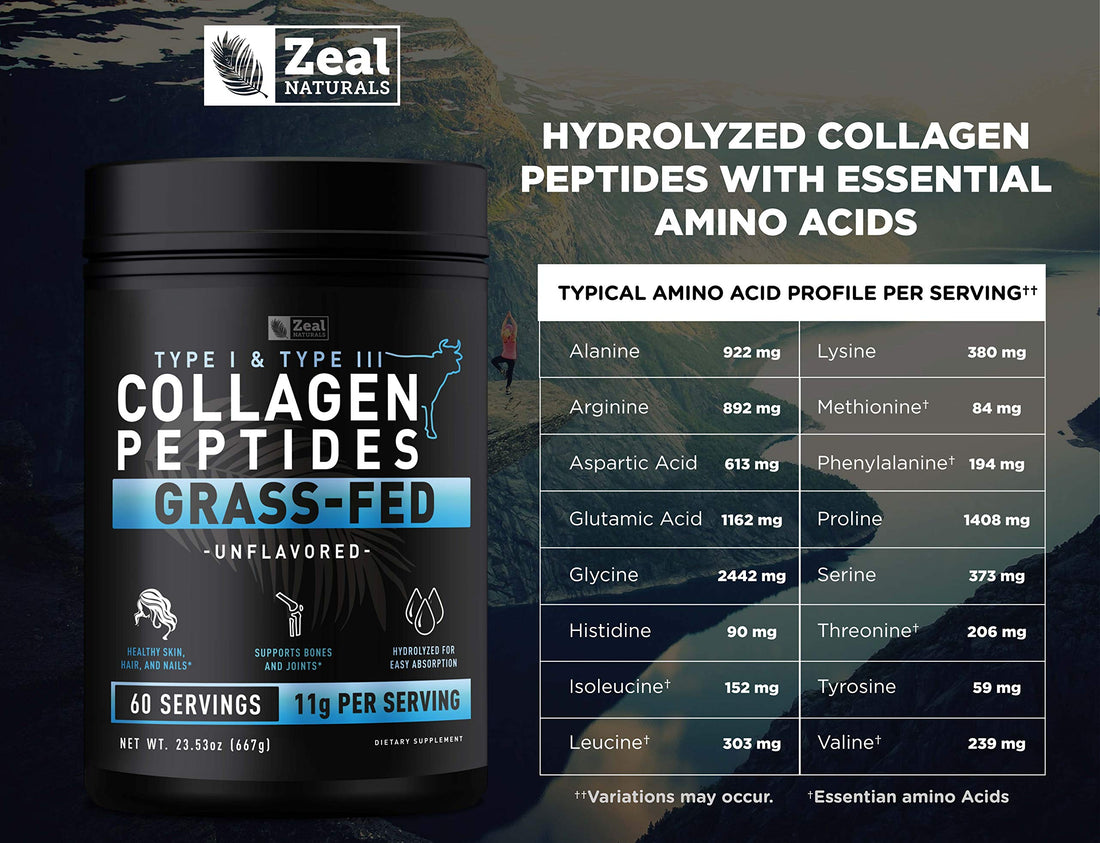 Pure Collagen Peptides Powder (60 Serv.)